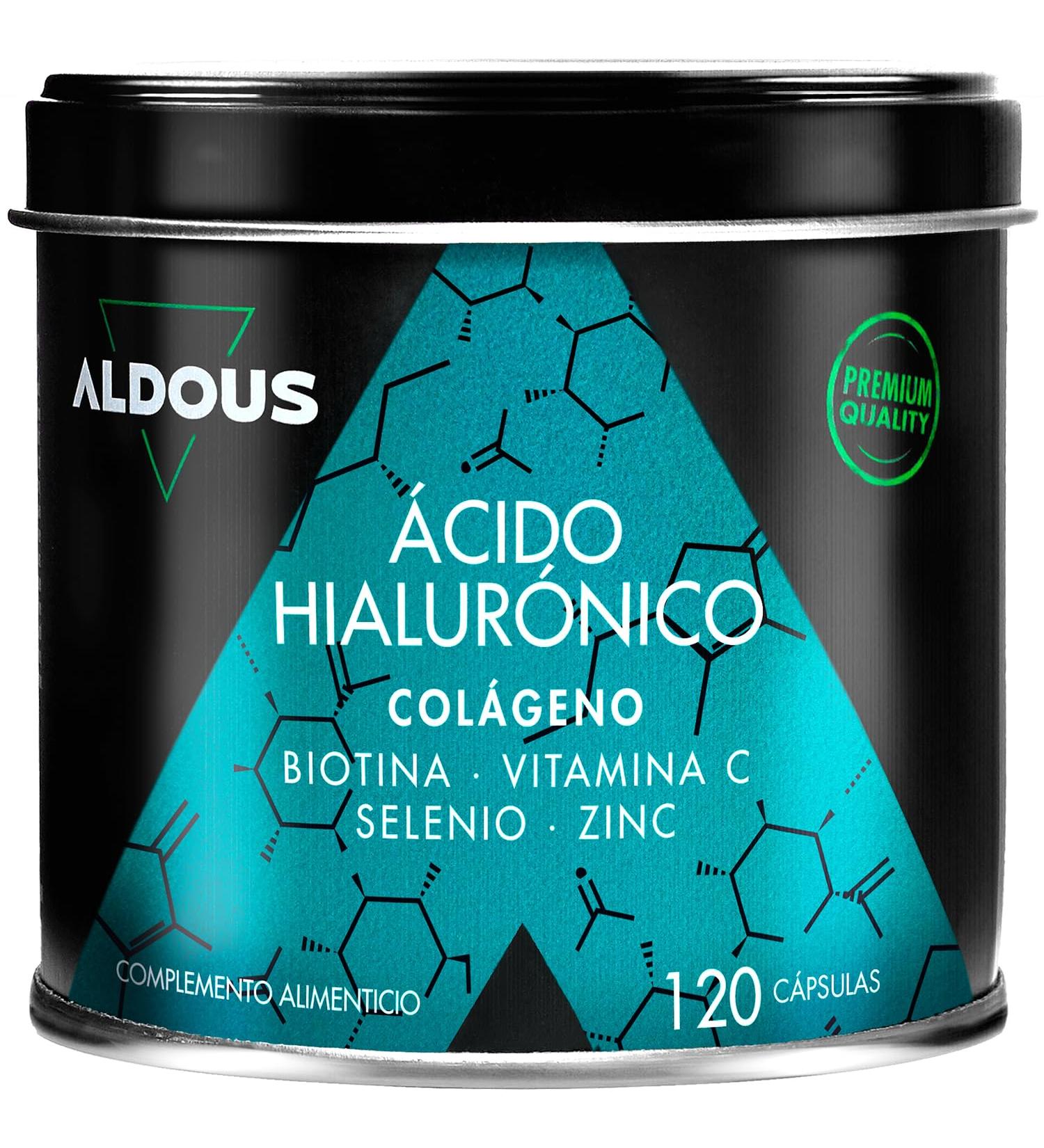 Collagen & Hyaluronic Acid 220 mg | 120 XL Capsules | With Vitamin C + Biotin + Zinc + Selenium | Vitamins for Hair Skin & Nails | 1000mg Collagen Joints - Buy Online on GoSupps.com