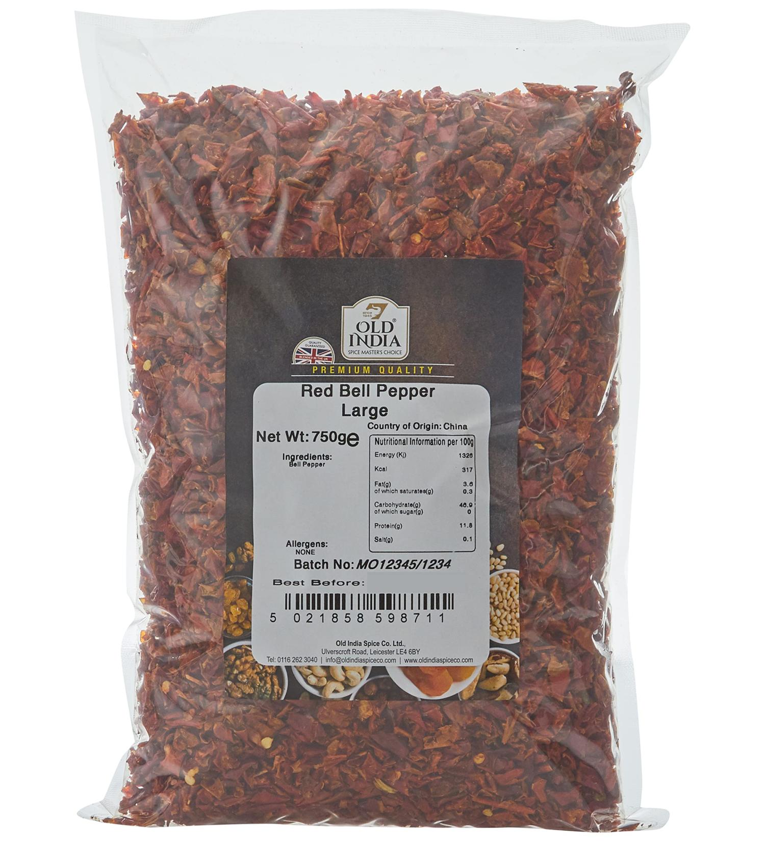 Old India Red Bell Pepper Large 750g - Premium Quality (Pack of 1) - Buy Online on GoSupps.com