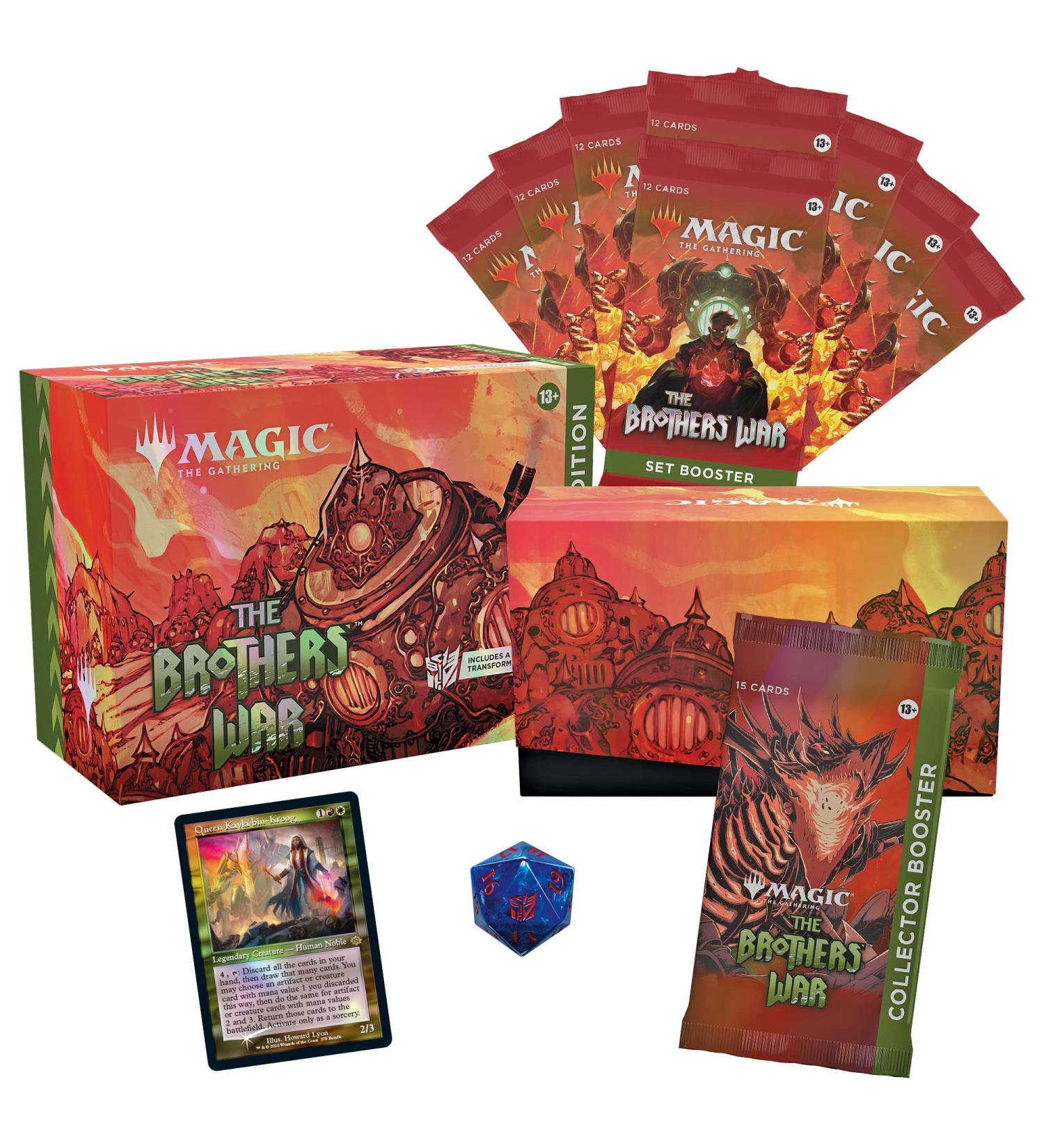 Magic The Gathering The Brothers War Gift Bundle | Foil Transformers Card + Booster Packs & Accessories - Buy Online on GoSupps.com