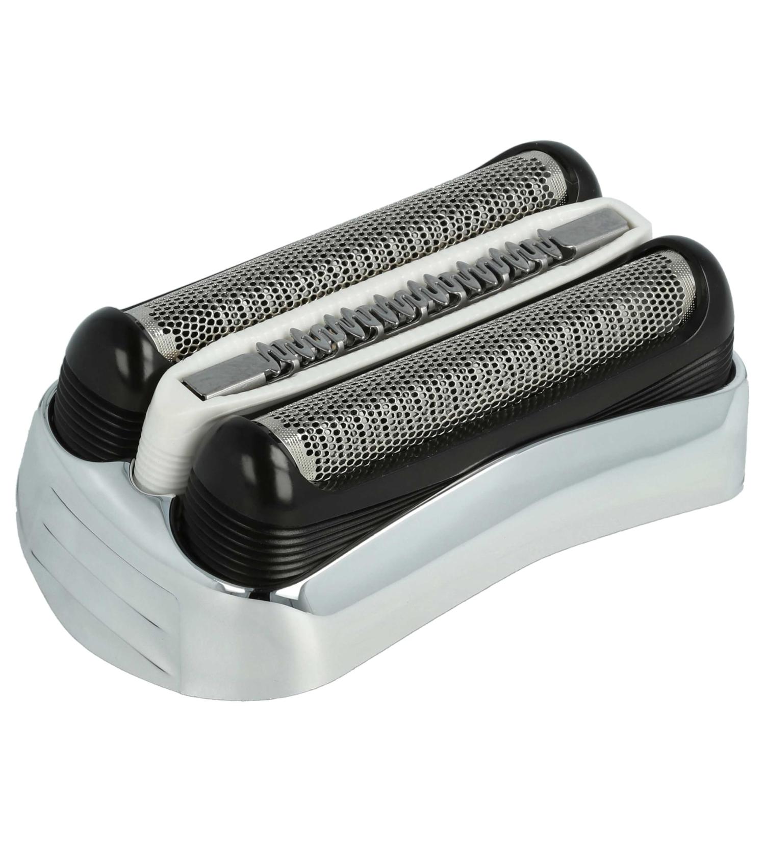 VHBW Shaving Head Compatible with Braun Old Gen: 300 310 320 340 350 350cc 360 370 370cc 380 395cc - High-Quality Shaving Head Cassette in Silver - Fast International Shipping - Buy Online on GoSupps.com