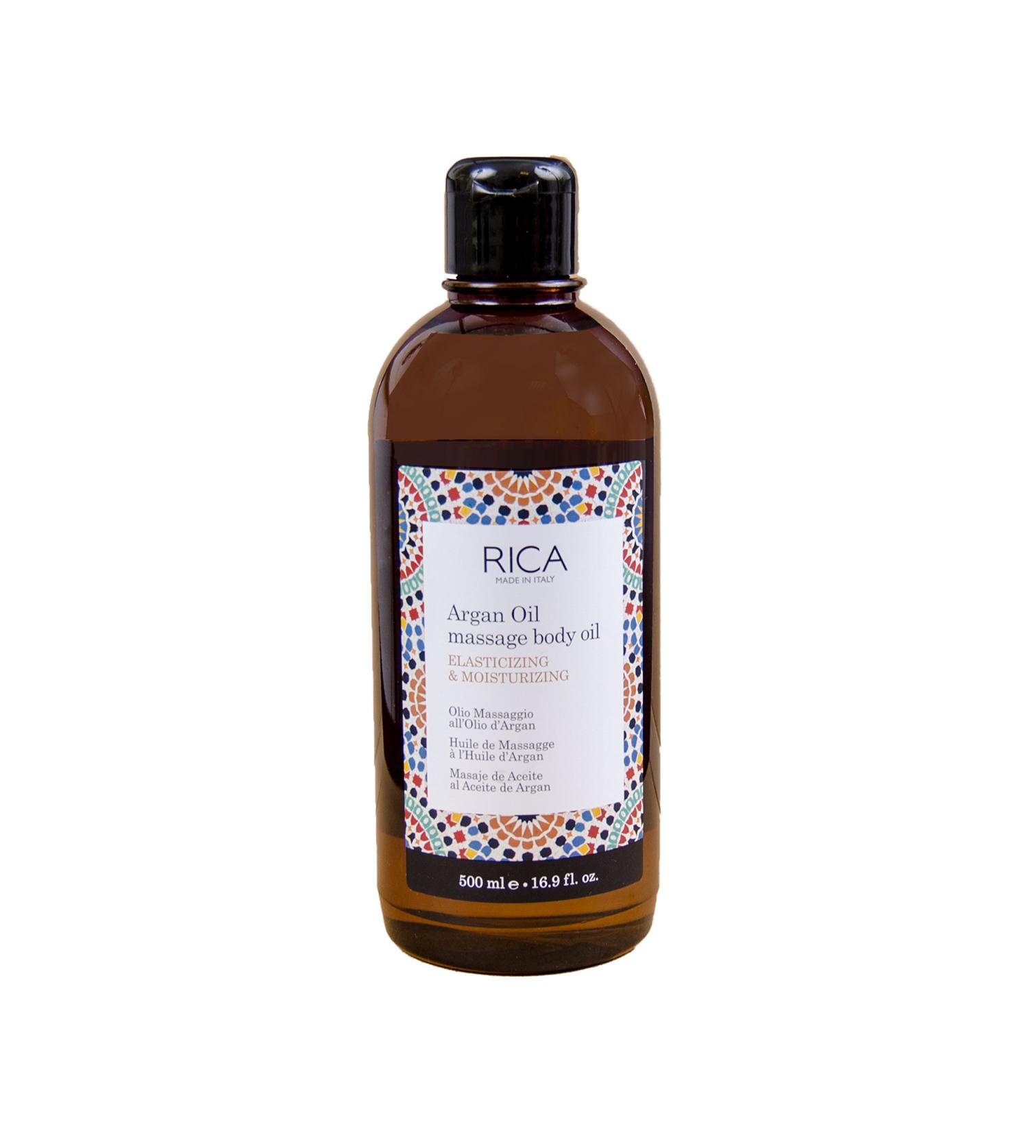 Rica massage oil with argan oil for your well-being and relaxation 500ml