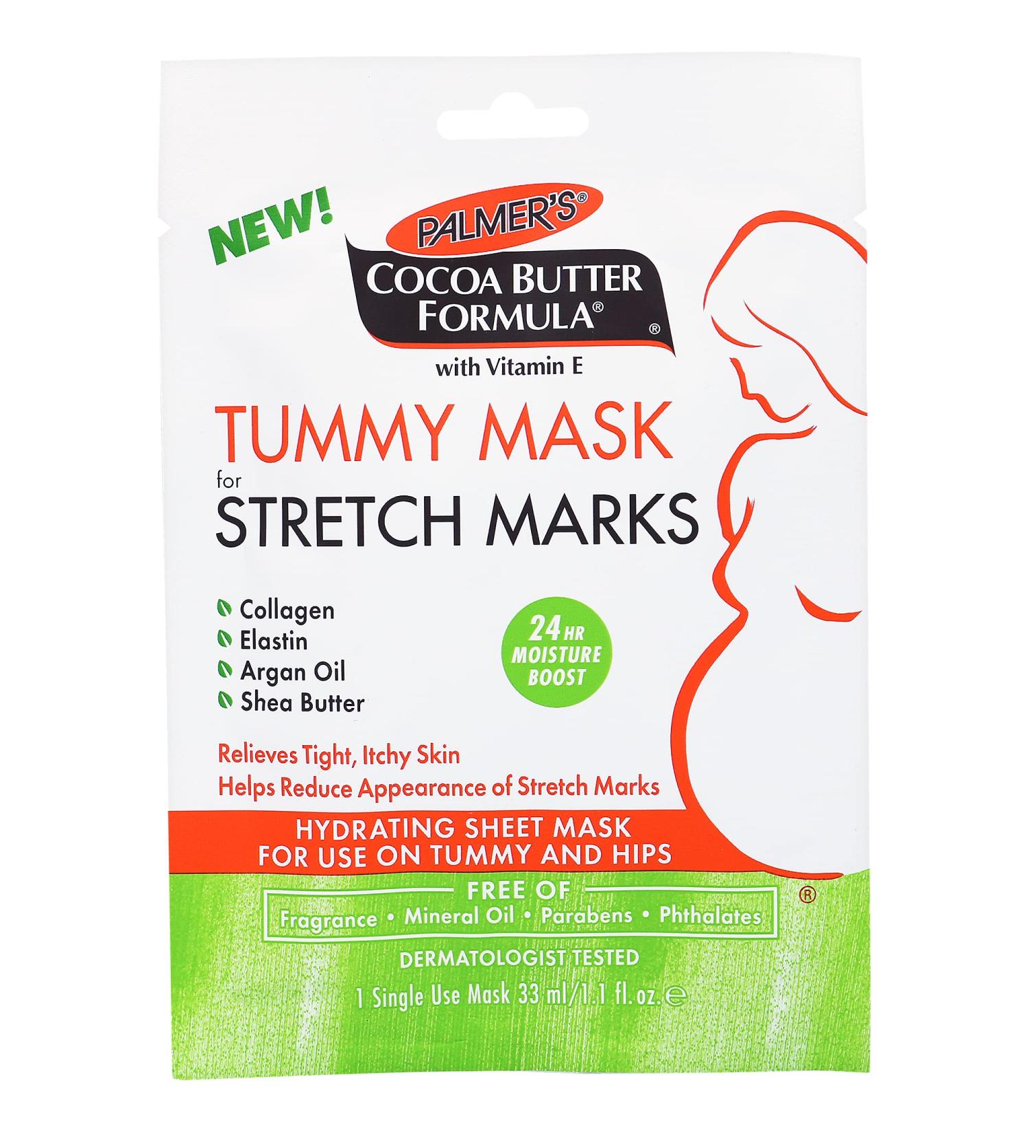 Palmer's Cocoa Butter Tummy Mask for Stretch Marks | Single Use (1.1 fl oz) - Buy Online on GoSupps.com