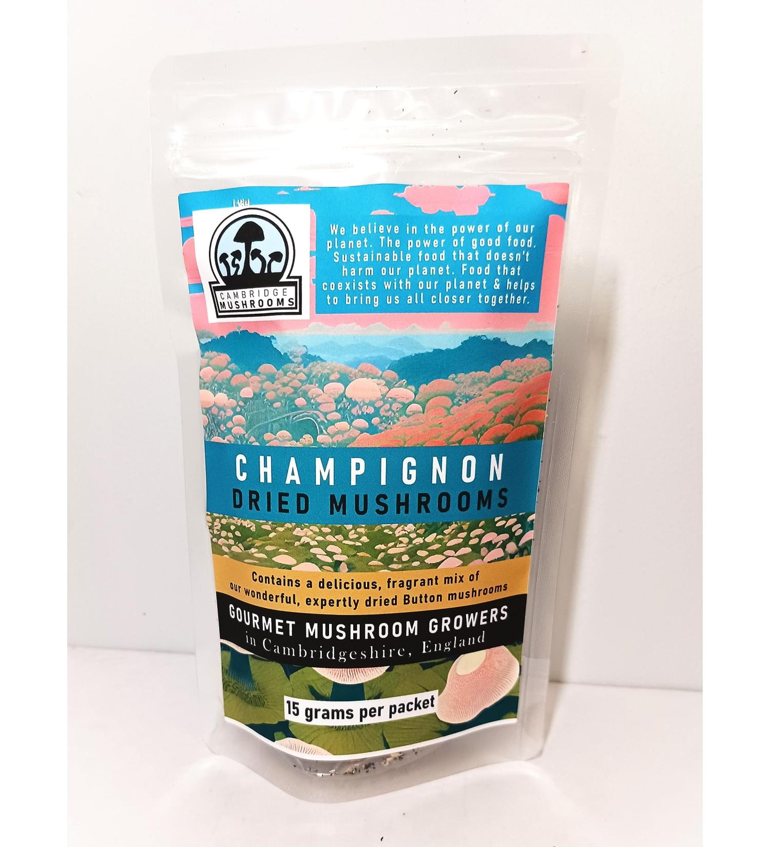 Dried Champignon Mushrooms (90g -15gx6 Packets) - Buy Online on GoSupps.com