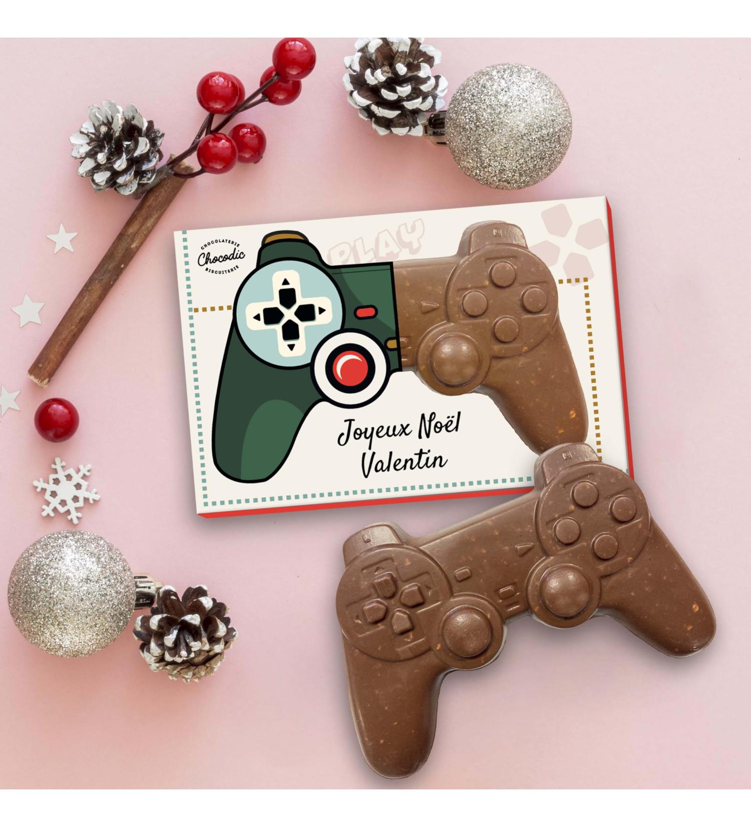 Personalised Chocolate Console Controller with Your Text – Real Size PS4 Personalised Easter Chocolate Christmas