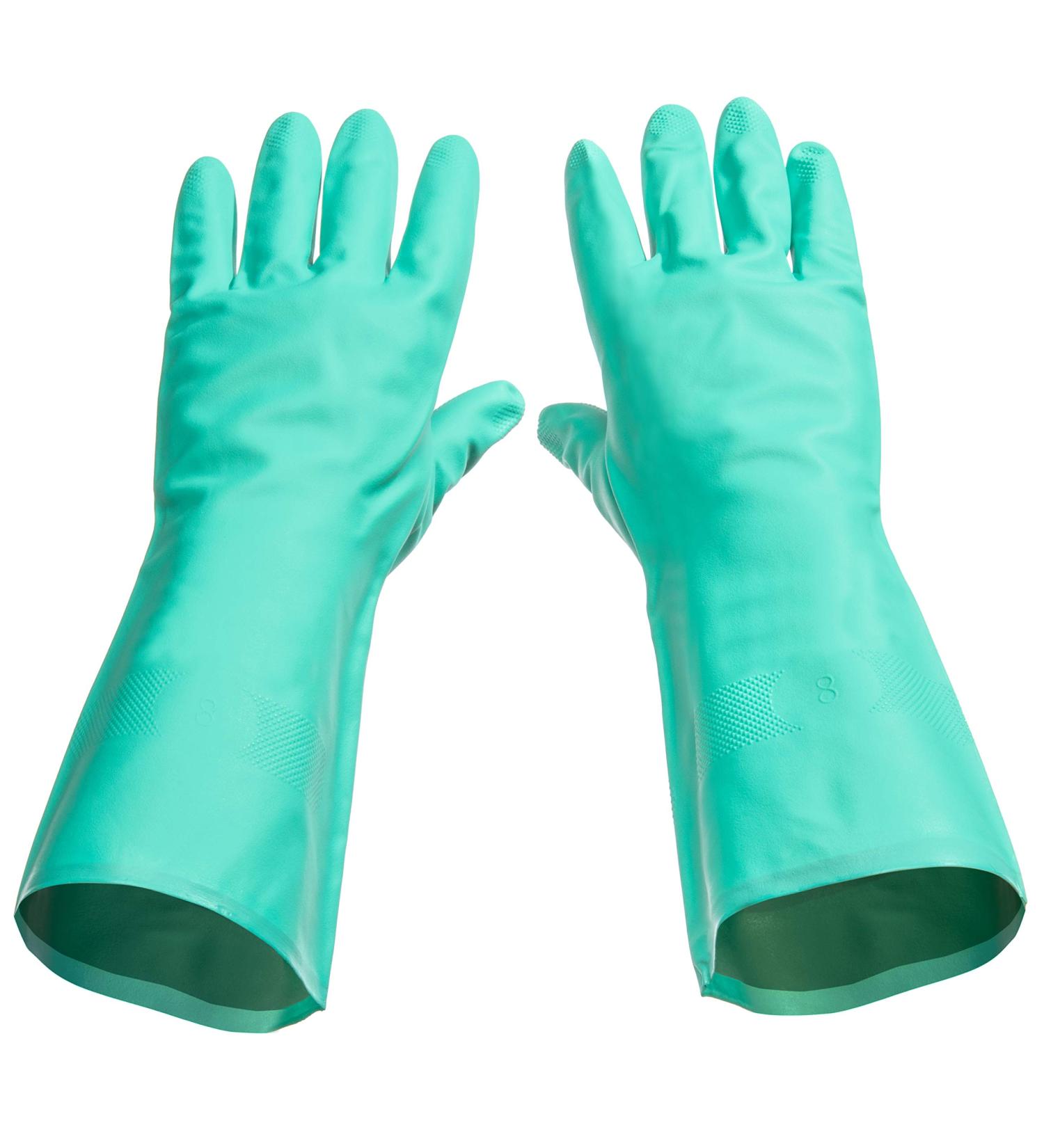 Tusko Nitrile Rubber Cleaning Gloves XL - Latex & Vinyl Free, Reusable, 1 Pair - Buy Online on GoSupps.com