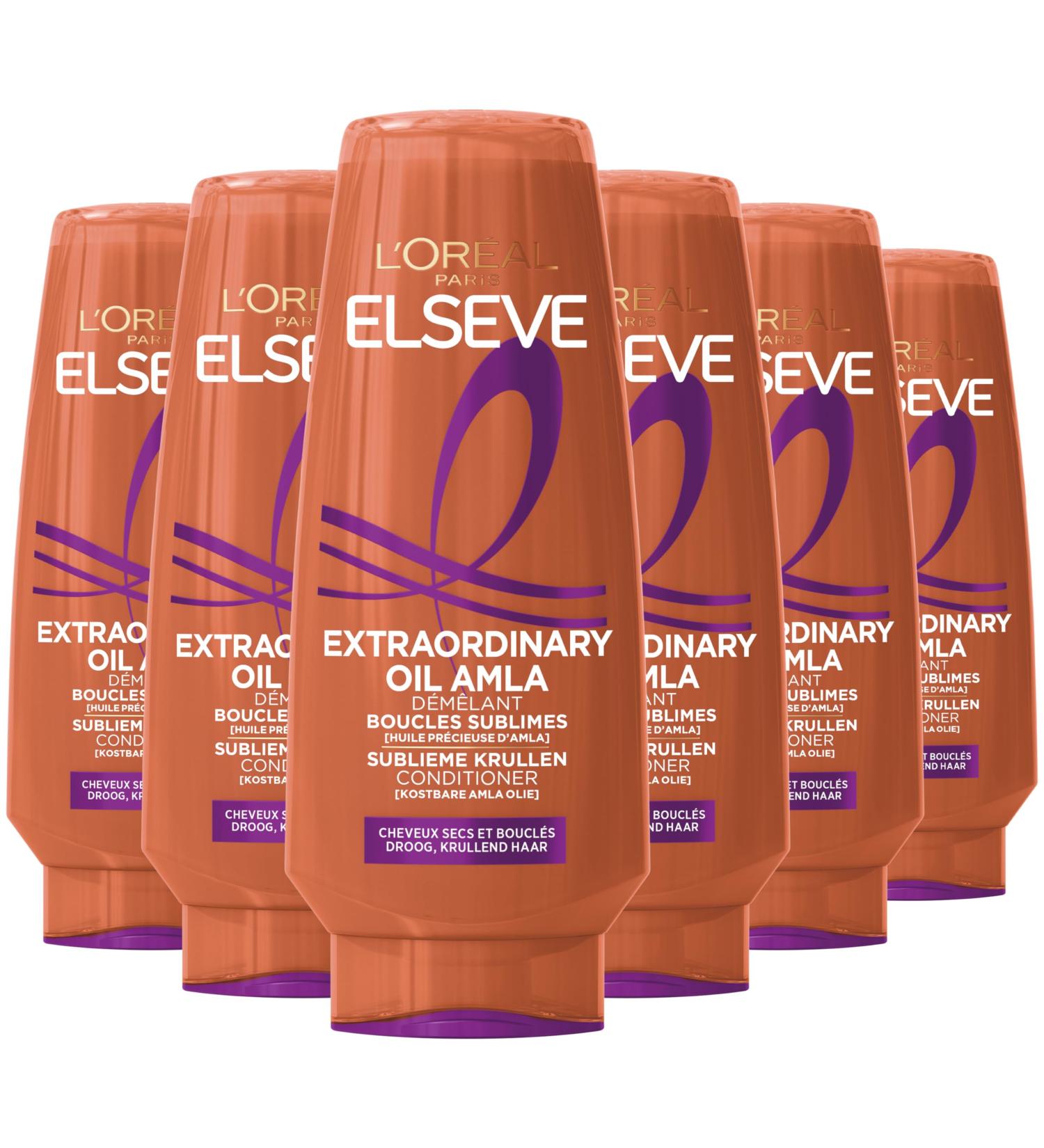  L'Oreal Paris L'Or al Paris Elseve Extraordinary Oil Amla Sublime Curl Conditioner - curly or wavy hair - with precious amla oil - 6 x 250 ml - Buy Online on GoSupps.com