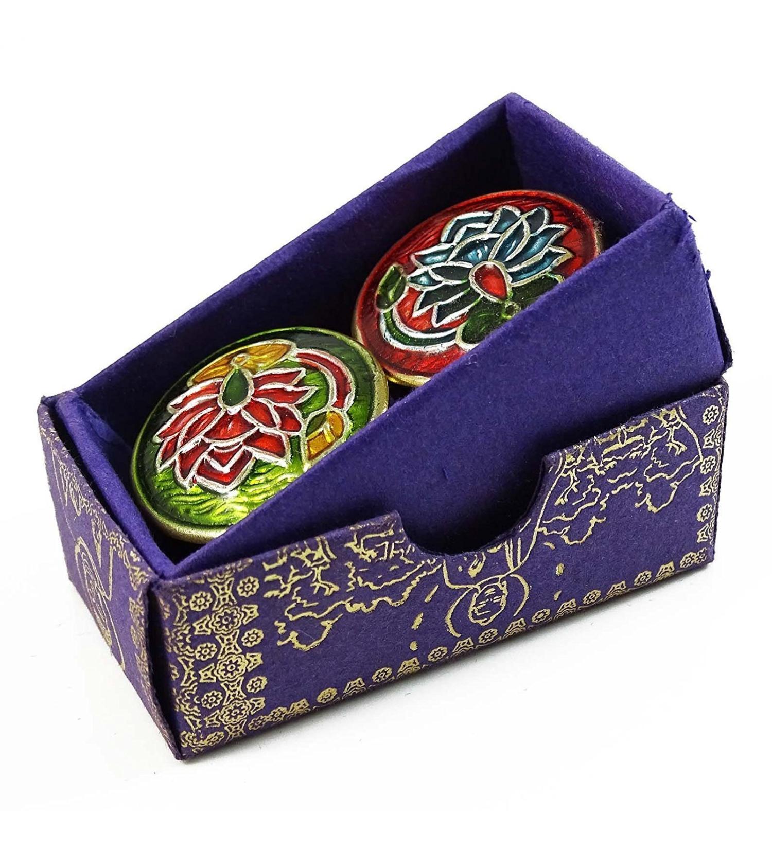 Buddha Delight Natural Solid Perfume Mini Brass Jar 4Gm (pack of 2) - Buy Online on GoSupps.com