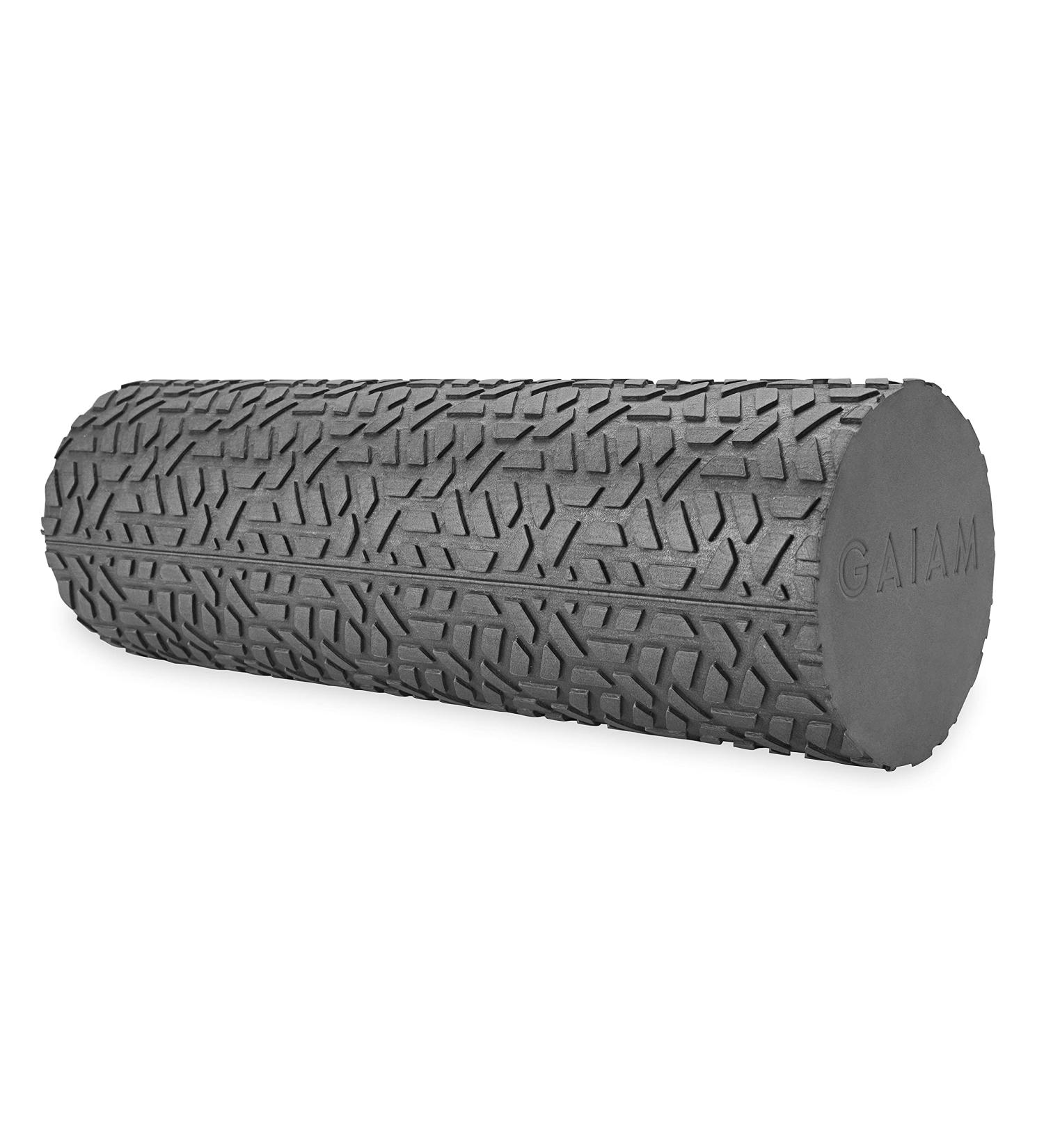 Gaiam Restore Compact Textured Foam Roller - 12L X 4 Diameter Massager Roller for Muscle Repair and Exercise | Ideal for Improved Circulation and Muscle Tension Relief - Buy Online on GoSupps.com