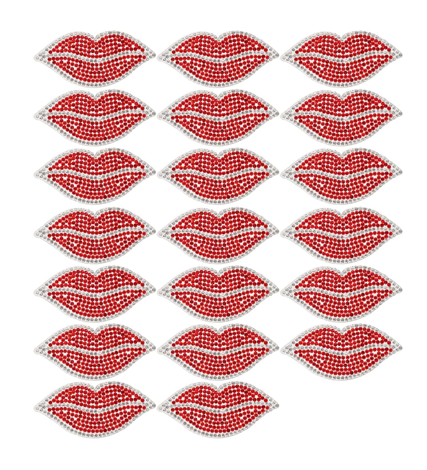 Red Lip Detection Stones Sexy Lip Crystal Lightly Handcrafted - Buy Online on GoSupps.com