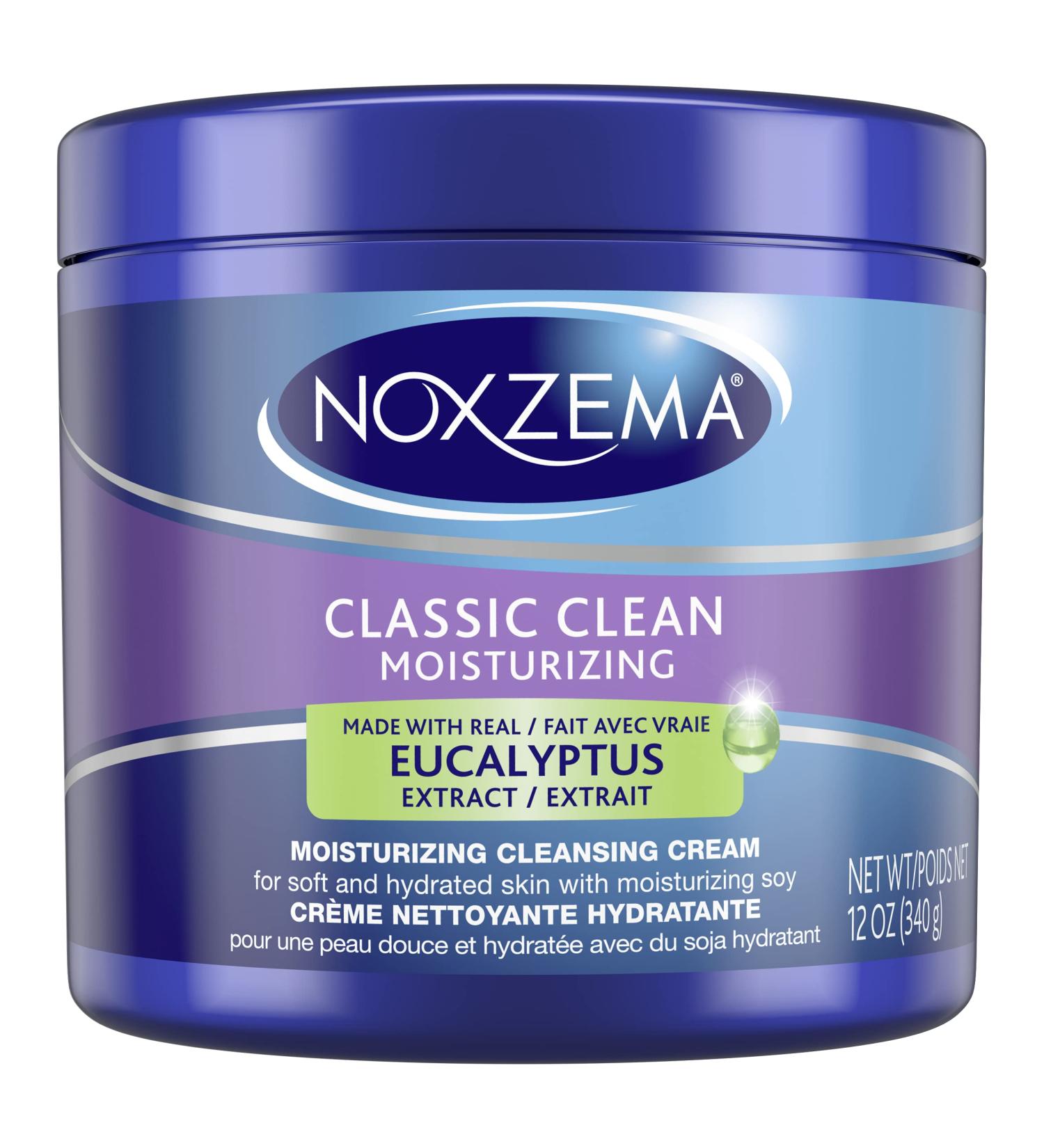 Noxzema Moisturizing Cleansing Cream 12oz (Pack of 6) - Gentle Facial Cleanser - Buy Online on GoSupps.com