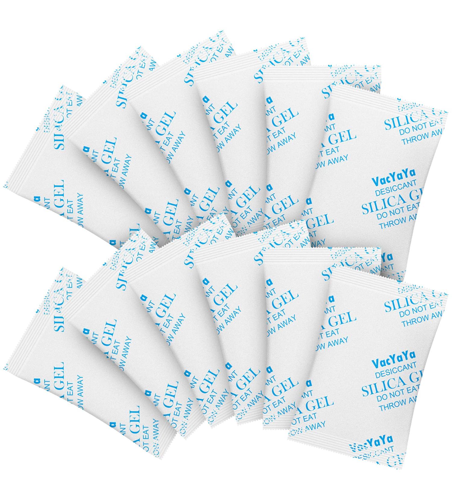 VACYAYA 5g Silica Gel Packets - 200 Count Food-Grade Moisture Absorbers for Storage & Preservation - Buy Online on GoSupps.com