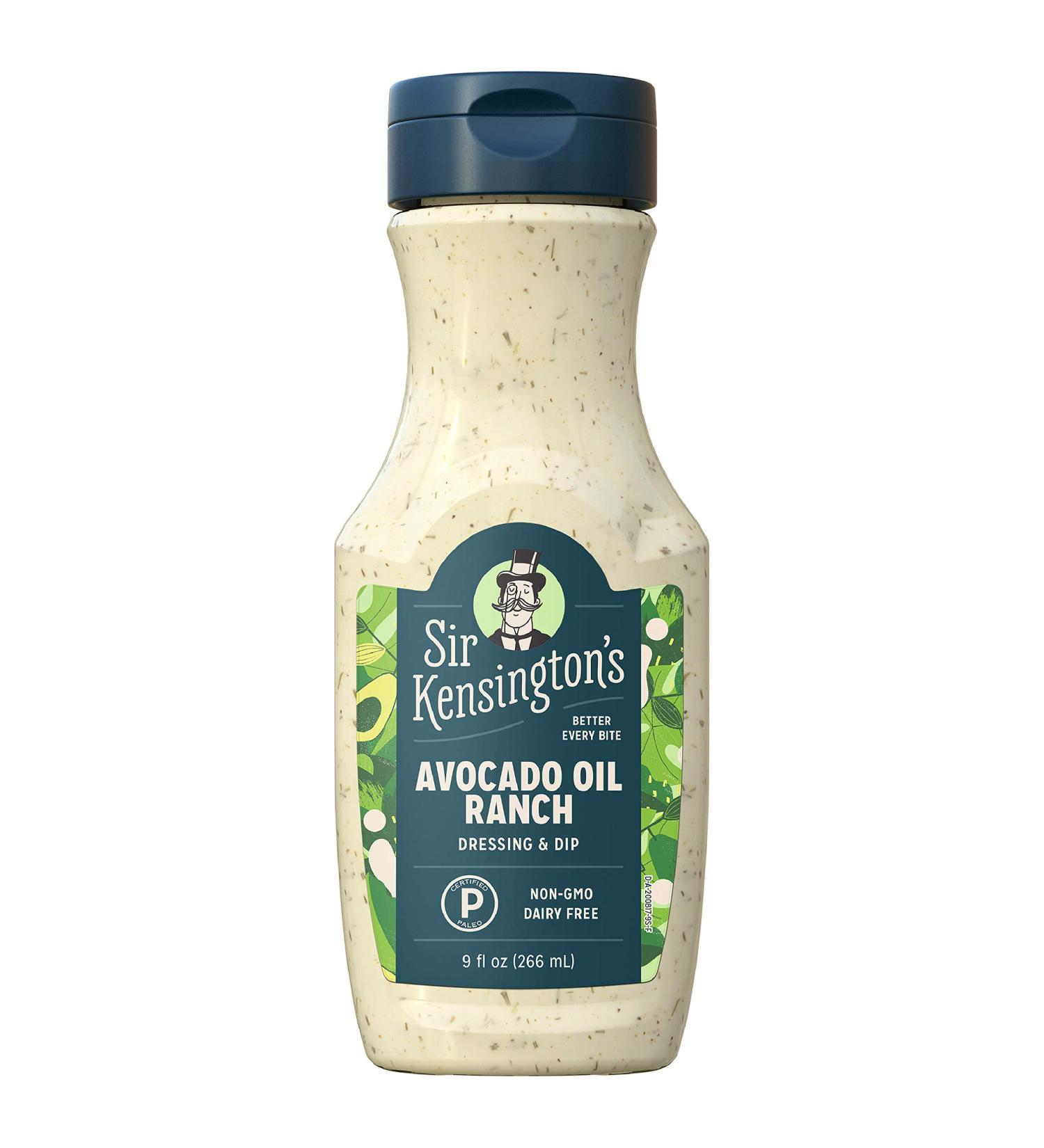 Sir Kensington's 100% Avocado Oil Ranch Dressing - 9 fl oz (266 ml) - Creamy & Delicious - Buy Online on GoSupps.com