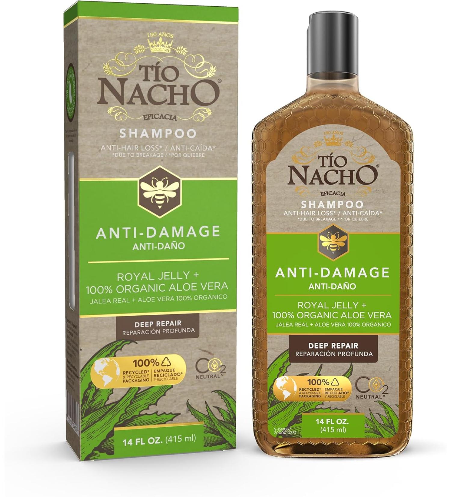 Tio Nacho Aloe Vera Deep Repair Shampoo - 14 oz Single Pack - Buy Online on GoSupps.com