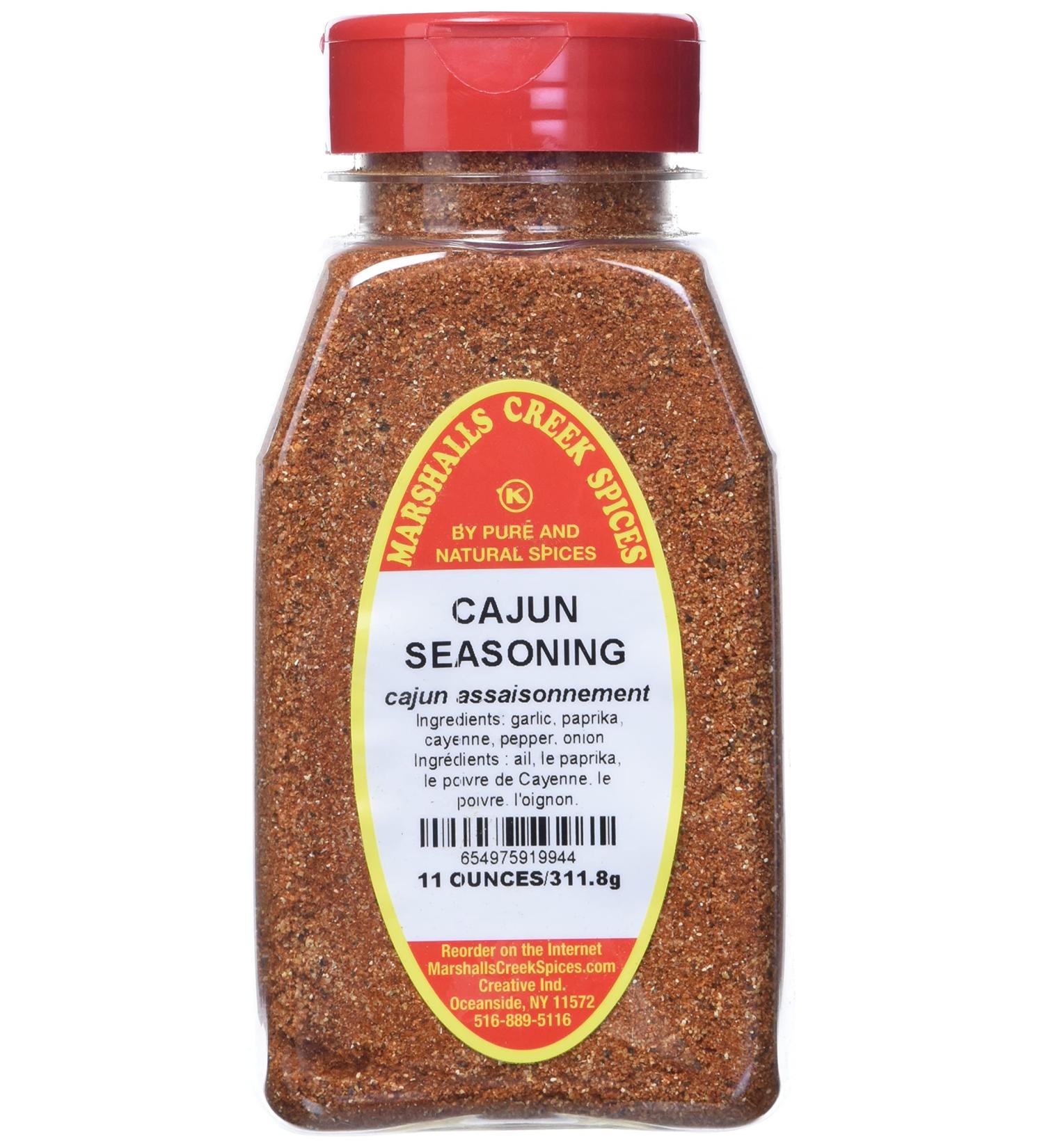 Marshalls Creek Spices Marshalls Creek Kosher Spices XL CAJUN Seasoning No Salt 11 Oz. 11 ounces Garlic Pepper 311.8 g (Pack of 1) - Buy Online on GoSupps.com
