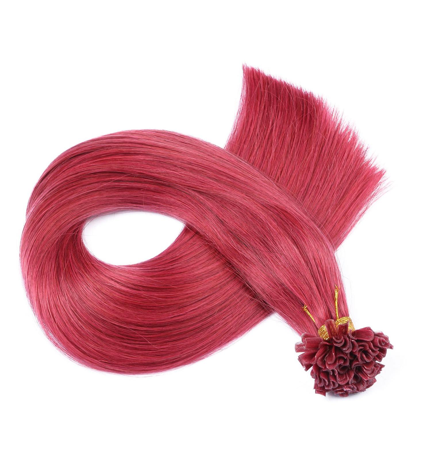 Keratin Bonding Hair Extensions - 40cm 25 Strands 100% Remy Real Hair - High Quality U-Tip by Novon - Buy Online on GoSupps.com