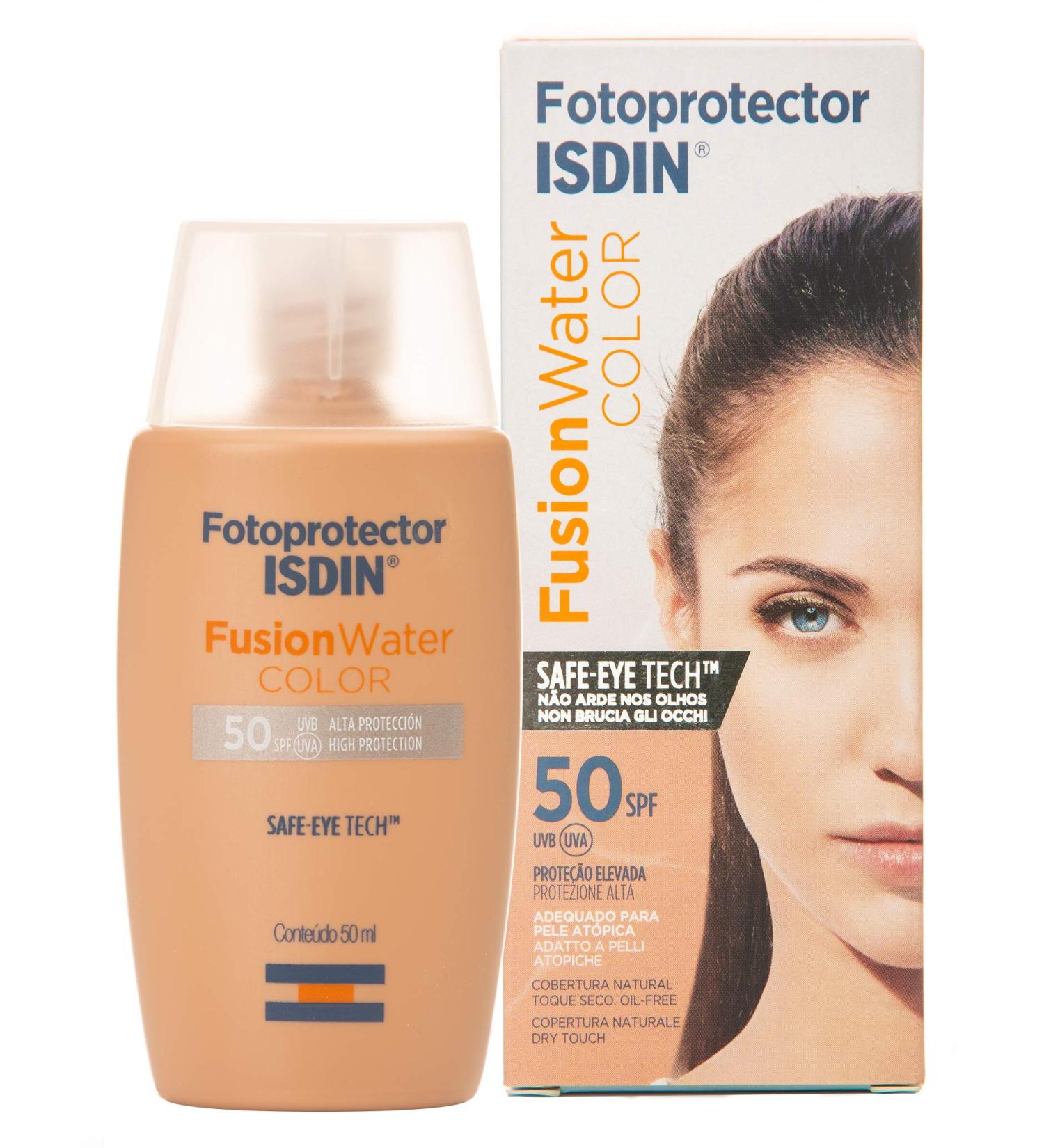 ISDIN Fotoprotector Fusion Water Color Protezione Solare Viso SPF50 50 ml - Buy Online on GoSupps.com