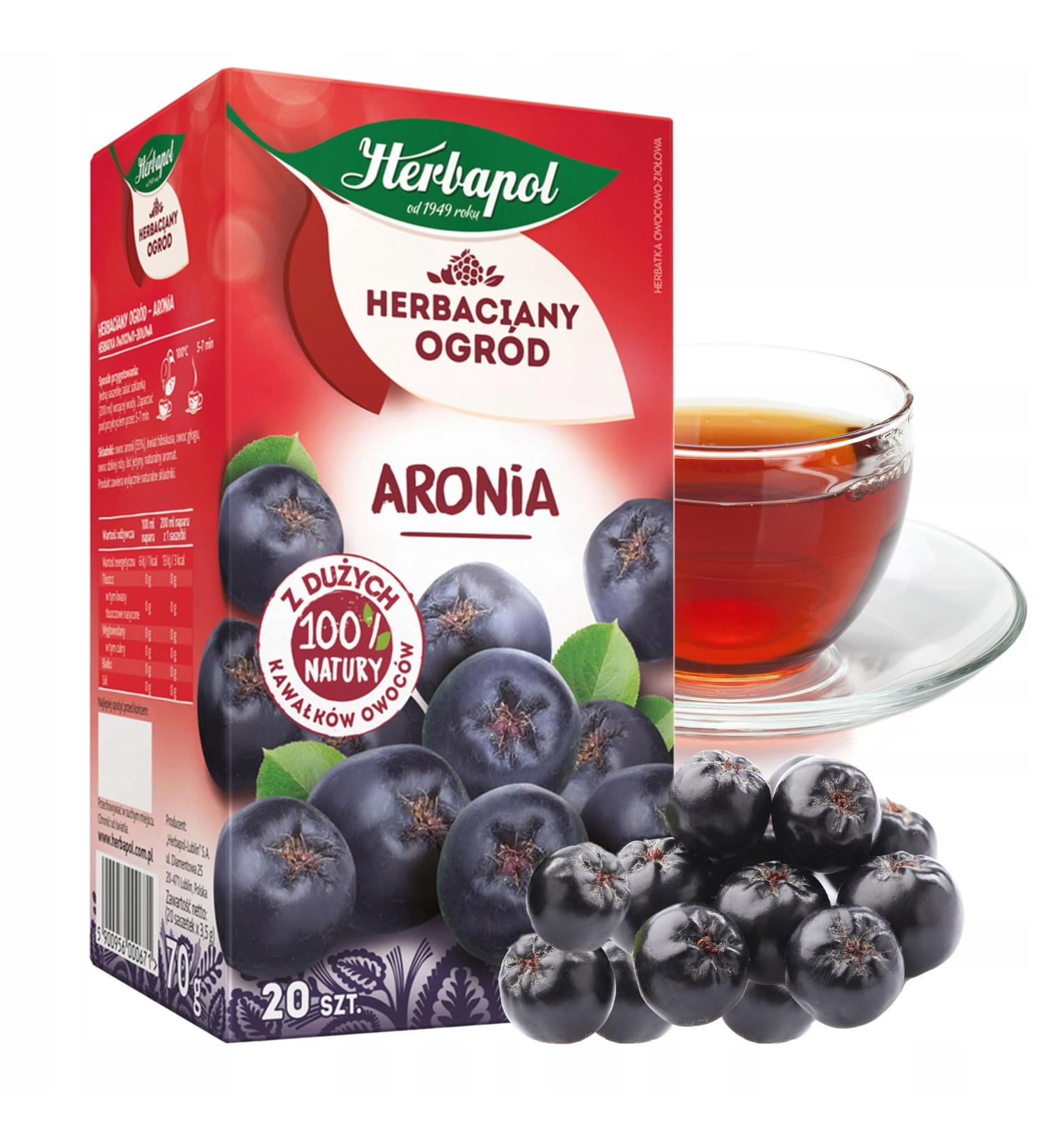 3x Chokeberry Tea Natural Herbal Fruit Herbapol