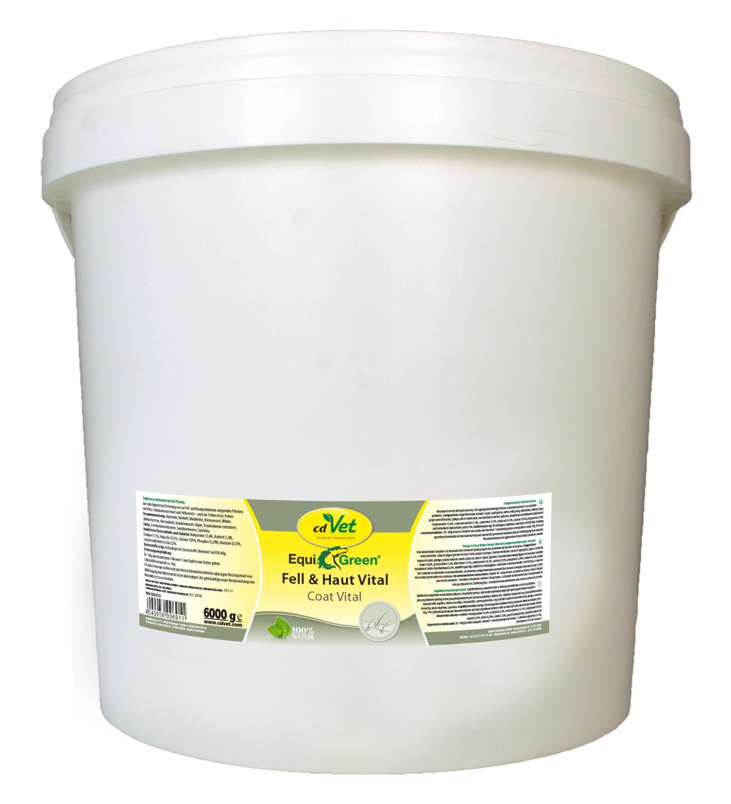 EquiGreen Coat & Skin Vital 6kg 6 kg (1 pack)