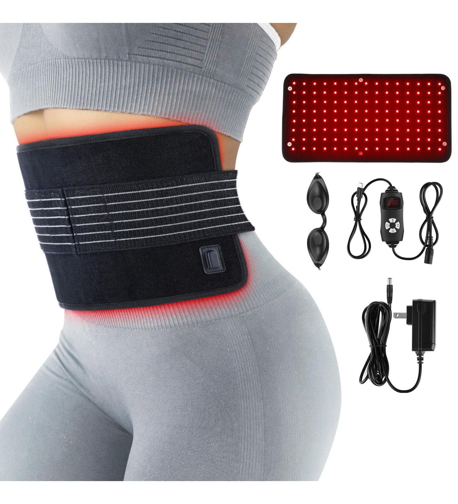 Skubis Red Light Belt - 120-Light Infrared Heating Therapy Pillow for Pain Relief | Portable & Adjustable for Legs Back Waist & Belly - Buy Online on GoSupps.com