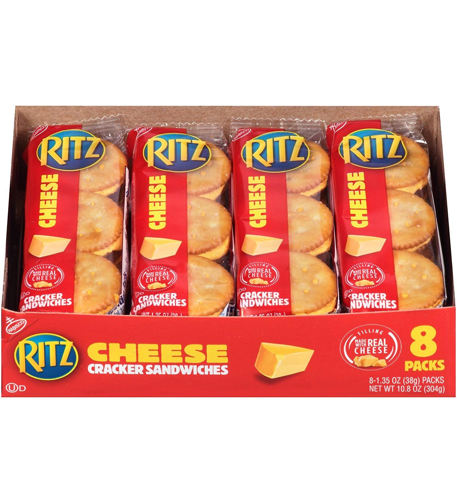 Nabisco Ritz Cracker Sandwiches, Cheese, 10.8 oz