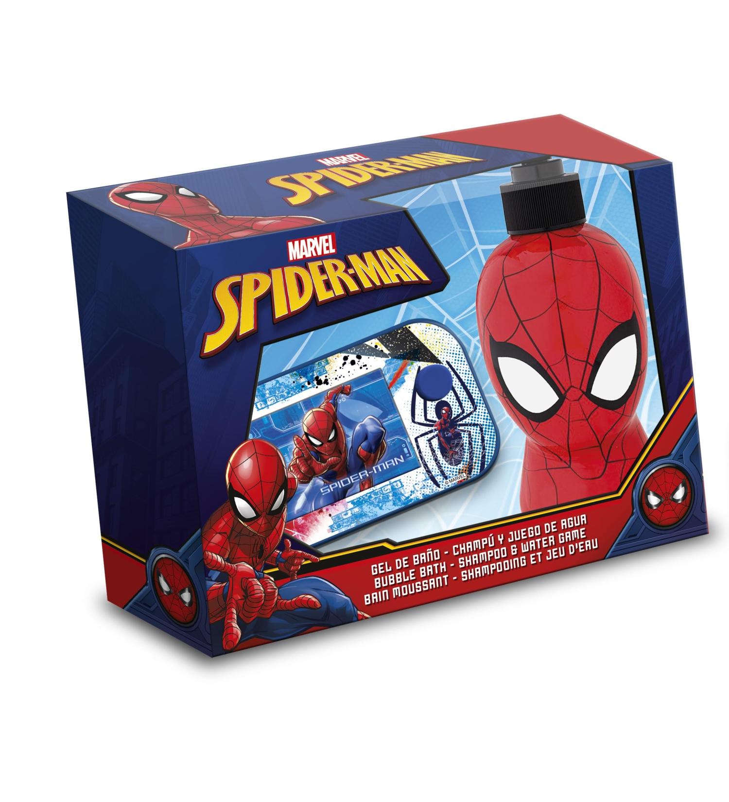 Spiderman 3D Bubble Bath Gift Set 300ml and Water Feature - Buy Online on GoSupps.com