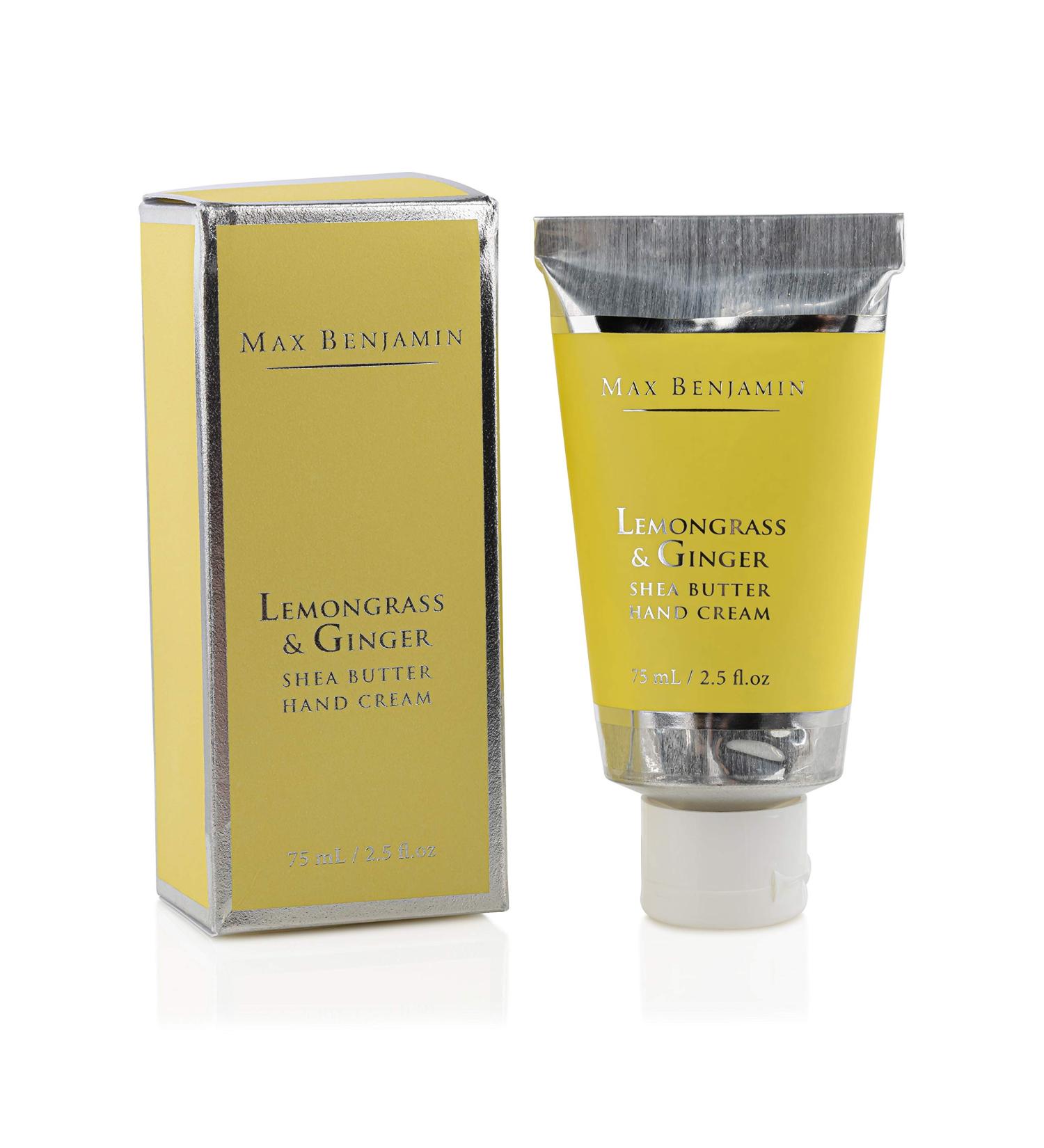 Max Benjamin Lemongrass & Ginger Hand Cream with Shea Butter 75ml