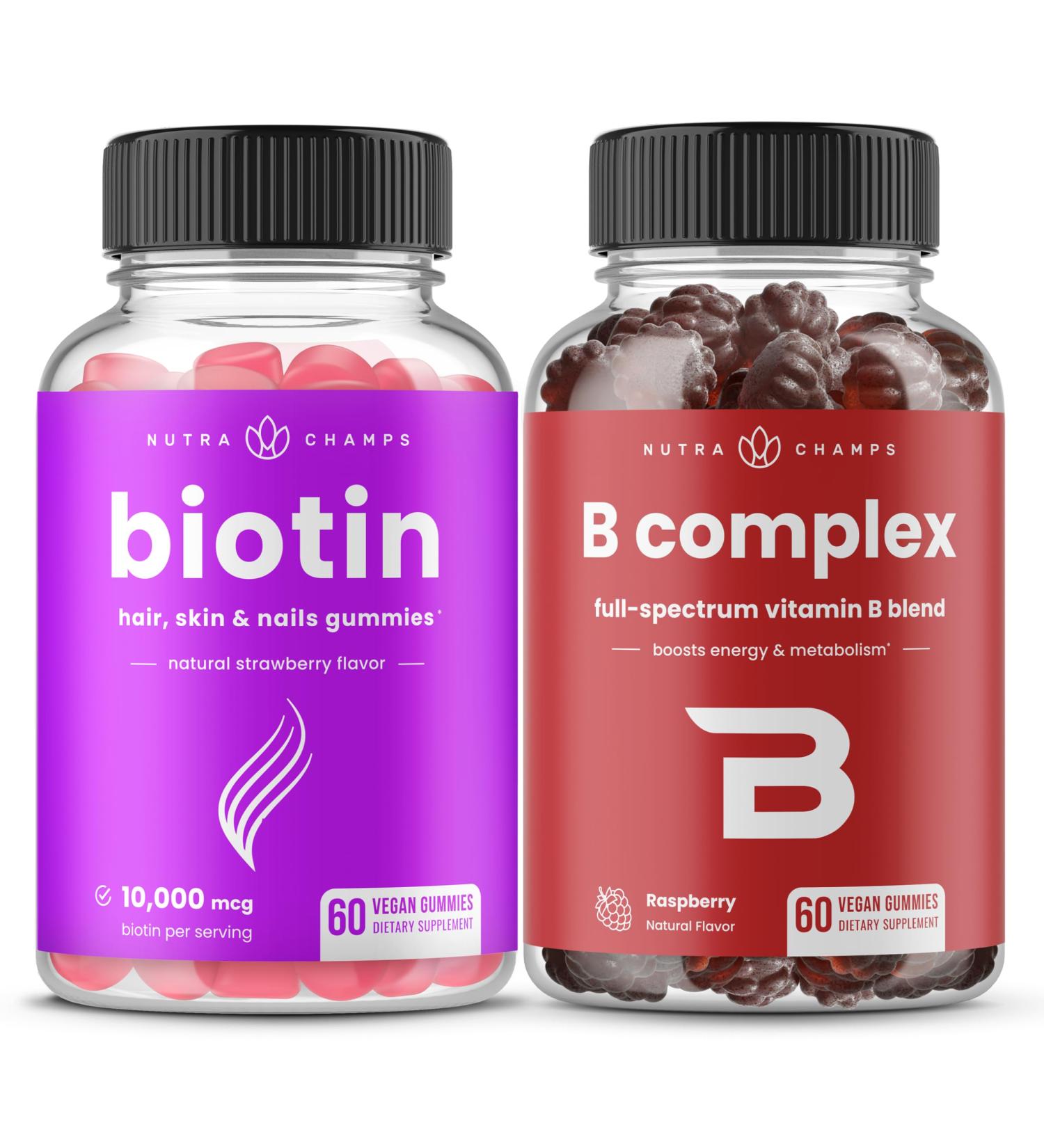 NutraChamps Biotin & B Complex Gummies - Buy Online on GoSupps.com