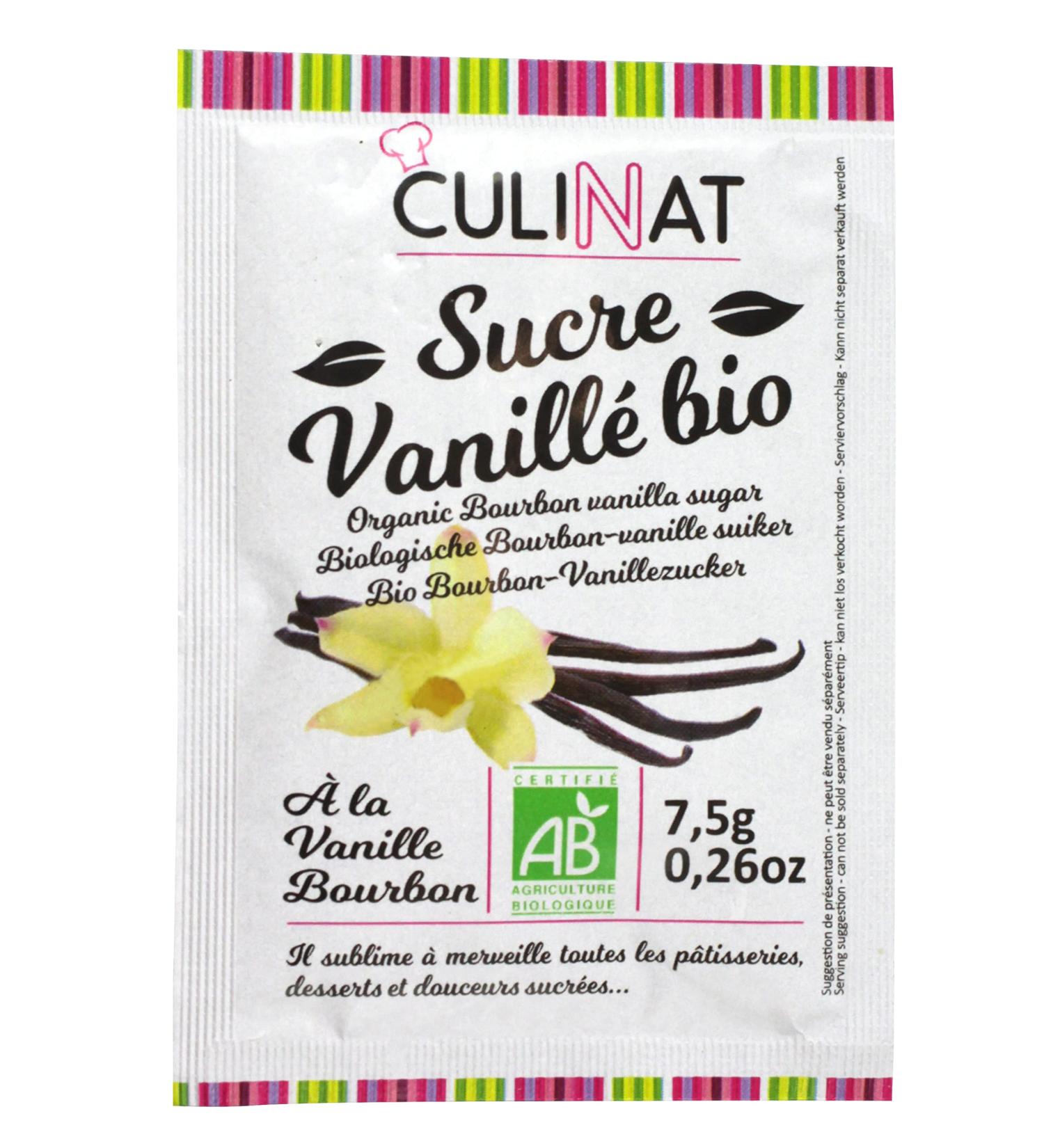CULINAT Organic Vanilla Sugar with Bourbon Vanilla 60g