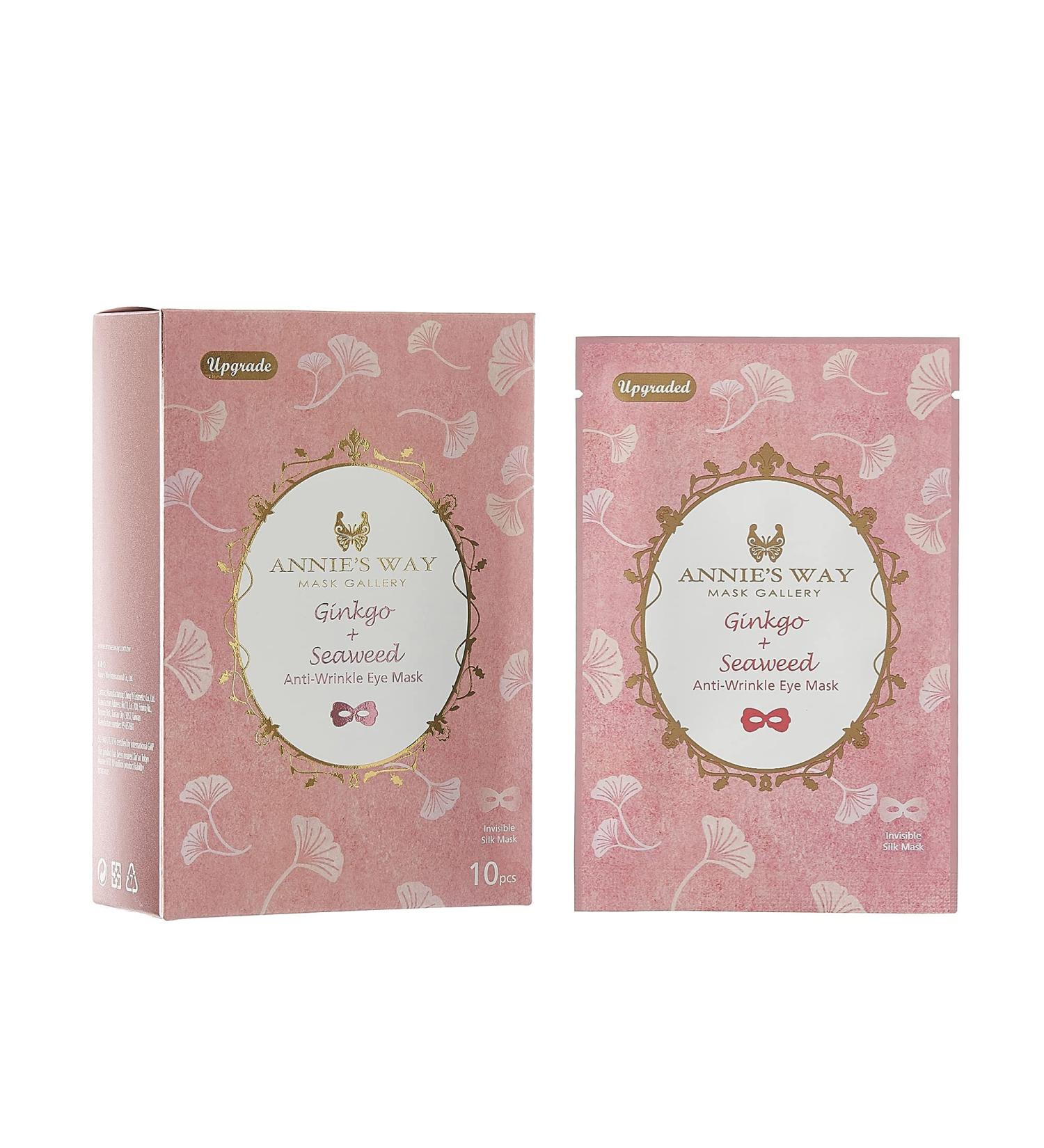 Annie's Way Ginkgo Seaweed Anti-Wrinkle Eye Mask - Taiwan Excellence Fantasy Land Series | 10 pcs - Shop Internationally - Buy Online on GoSupps.com