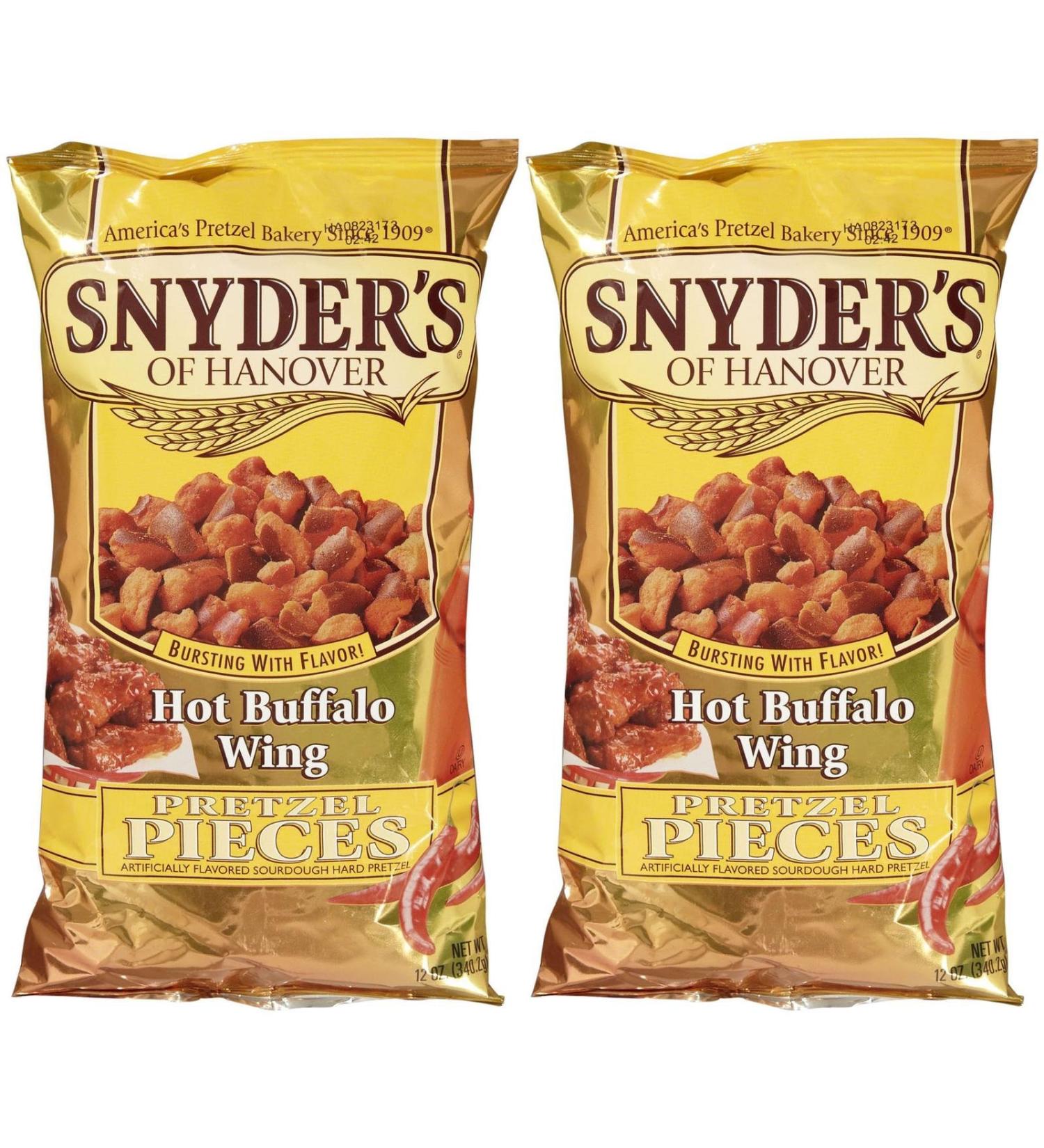 Snyder's of Hanover Pretzel Pieces - Hot Buffalo Wing - 12 oz - 2 pk