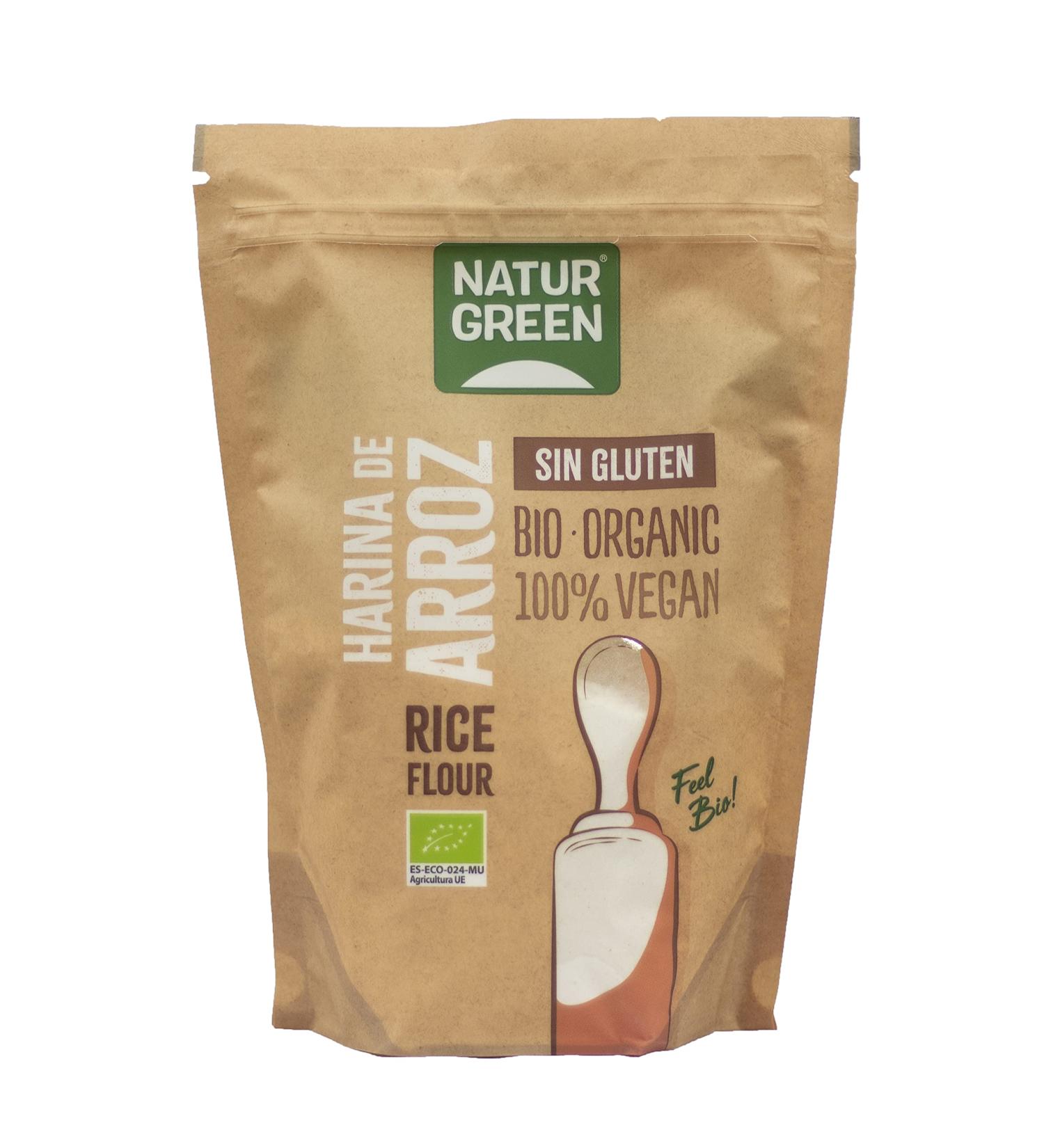 NATURGREEN BIO Rice flour 500 g - Buy Online on GoSupps.com