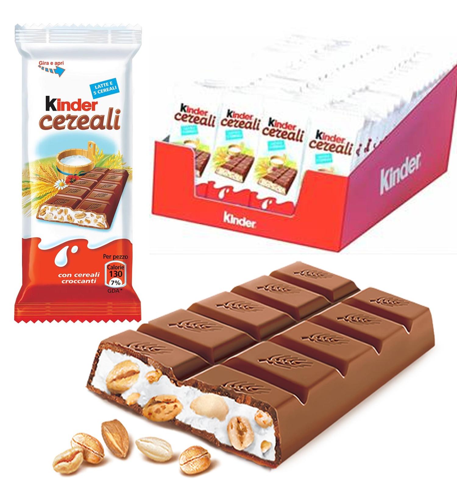 Idea Shopping Center 72 x KINDER CEREALS 5 MILK CHOCOLATE BARS (23.5g) BOX