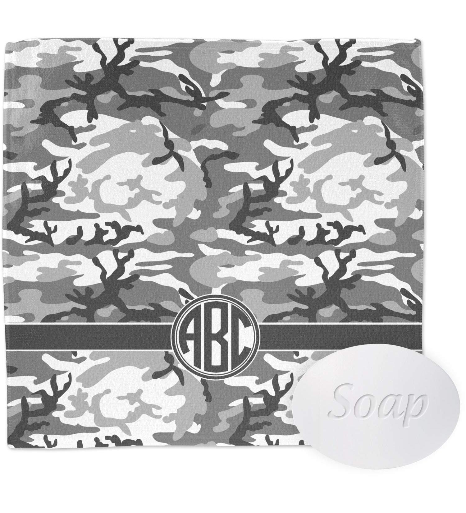 YouCustomizeIt Personalized Camo Washcloth