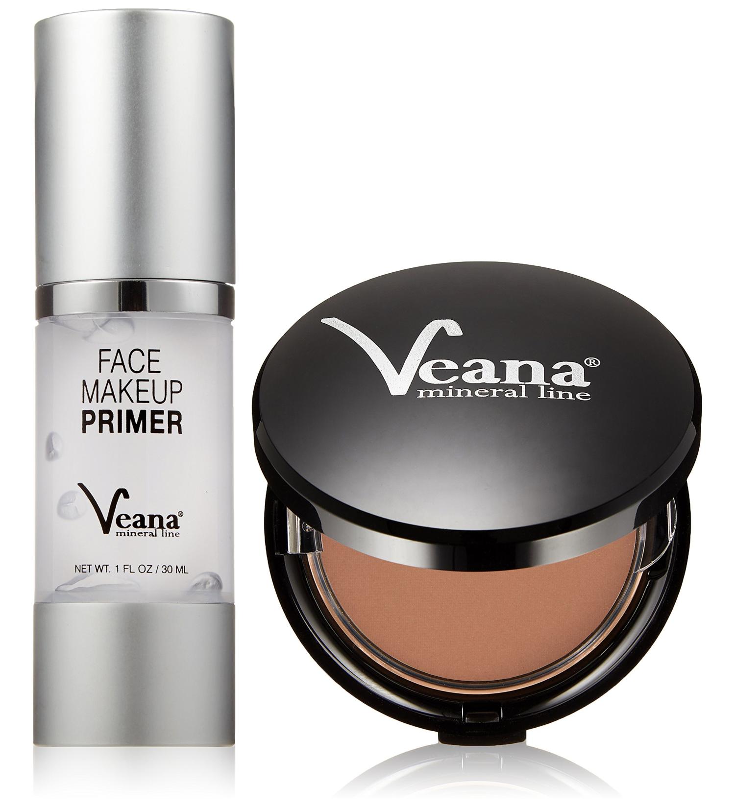 Veana Veana Pressed Mineral Foundation Caramel + Makeup Primer 80ml
