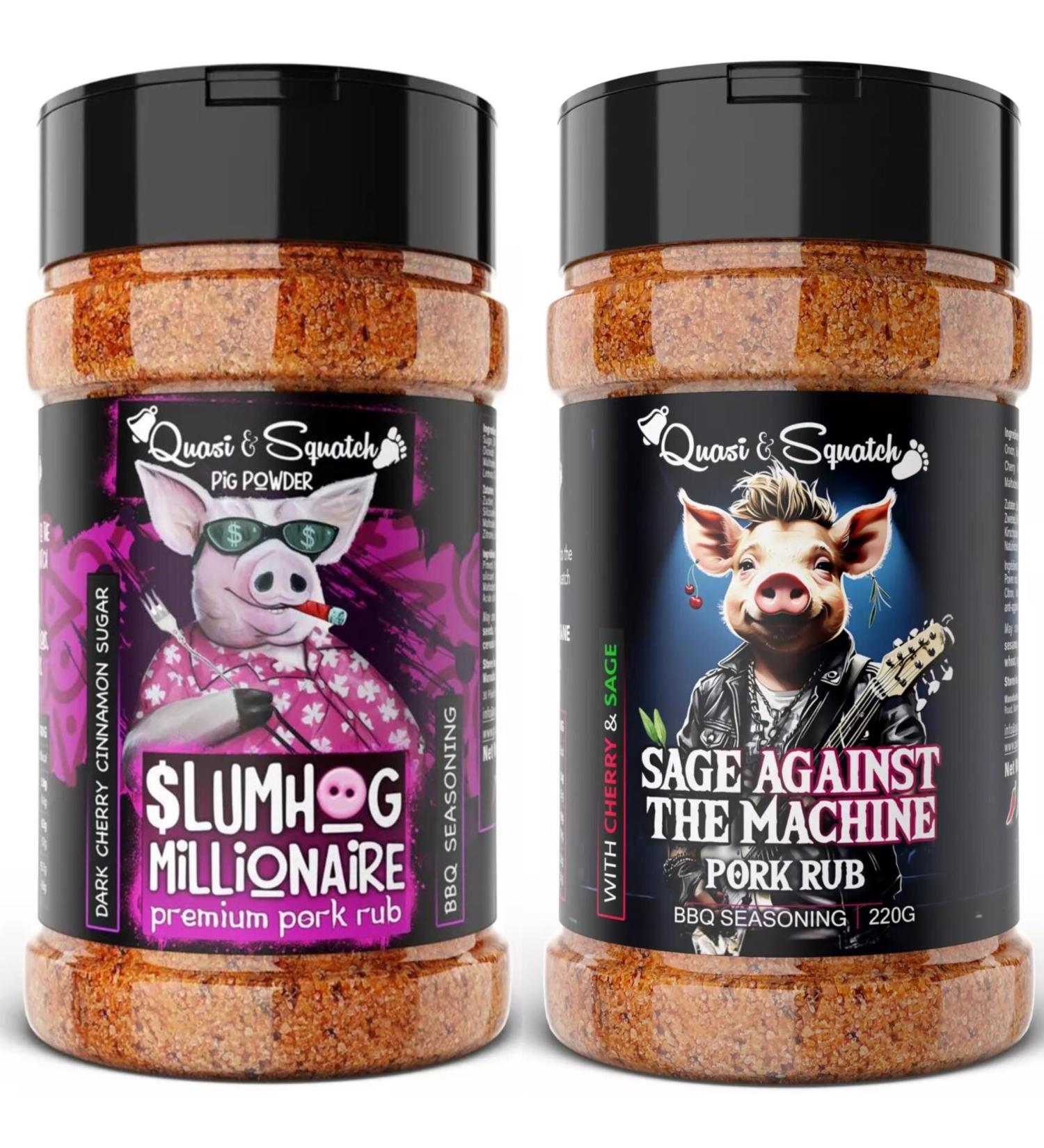  Quasi & Squatch Quasi & Squatch 2 x 440g Large BBQ Bottles - Buy Online on GoSupps.com