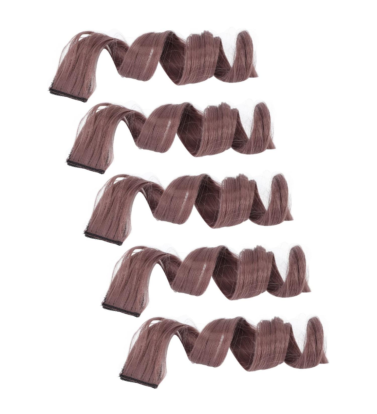 Gray Clip-in Hair Extensions No Trace Clip-in Hair Extensions Lifelike Length 55cm Width 4cm Hairpieces Multiple Colors for Women Daily School (Milky Lavender) - Buy Online on GoSupps.com