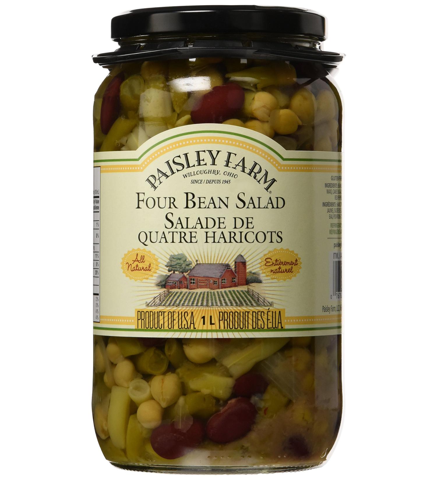 PAISLEY FARM Paisley Farm Four Bean Salad 2x1 Litre 2 Count - Buy Online on GoSupps.com