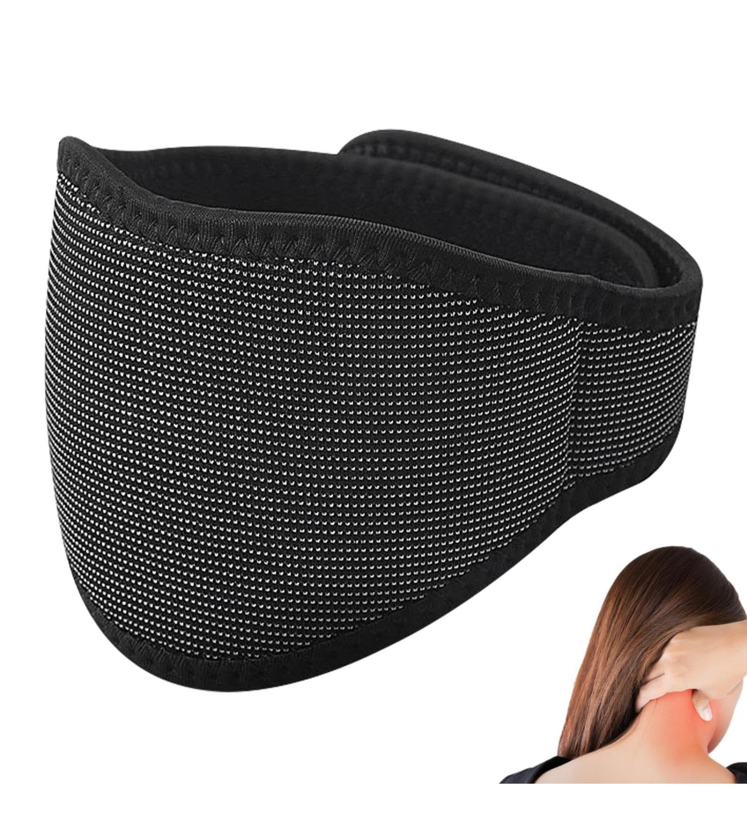 Intoximt Heating Neck Wrap | Adjustable Thermal Neck Collar for Stiffness Relief | Magnetic Wormwood Pillow for Neck & Shoulders - International Shipping - Buy Online on GoSupps.com
