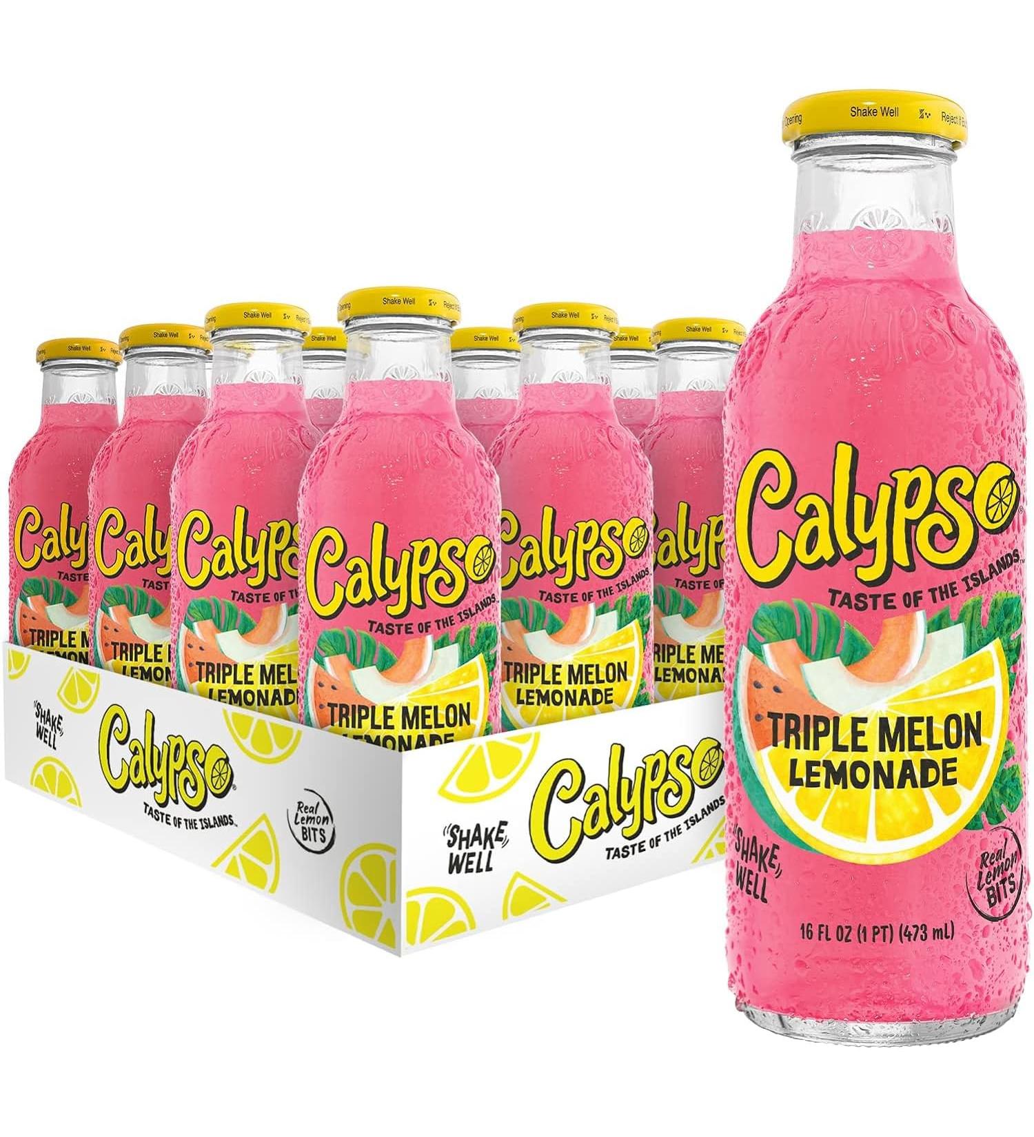 Calypso - Triple Melon Lemonade - 12 x 473 ml - Buy Online on GoSupps.com