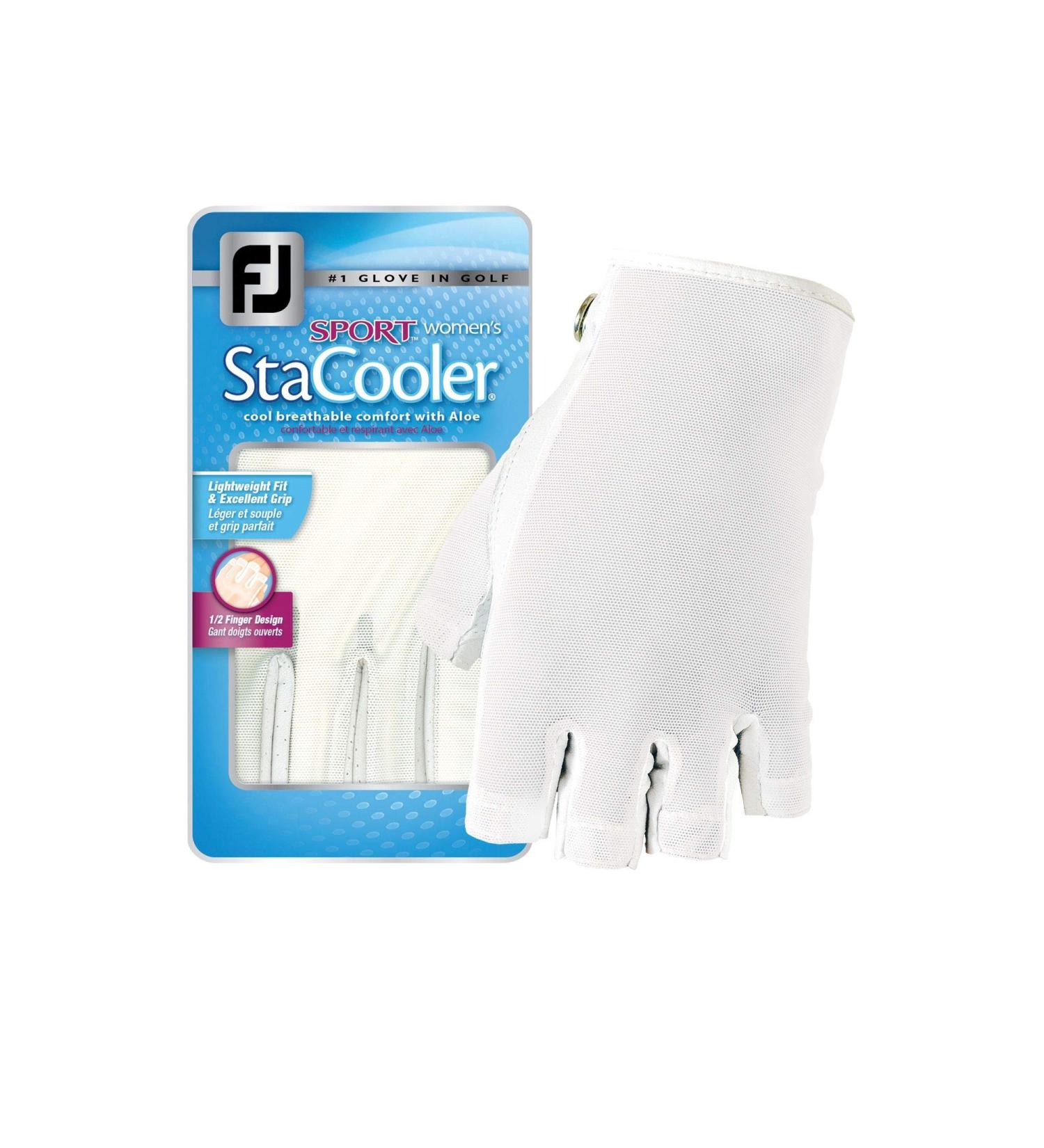 FootJoy Women's StaCooler Sport Golf Glove - White | Size Large Left - Buy Online on GoSupps.com