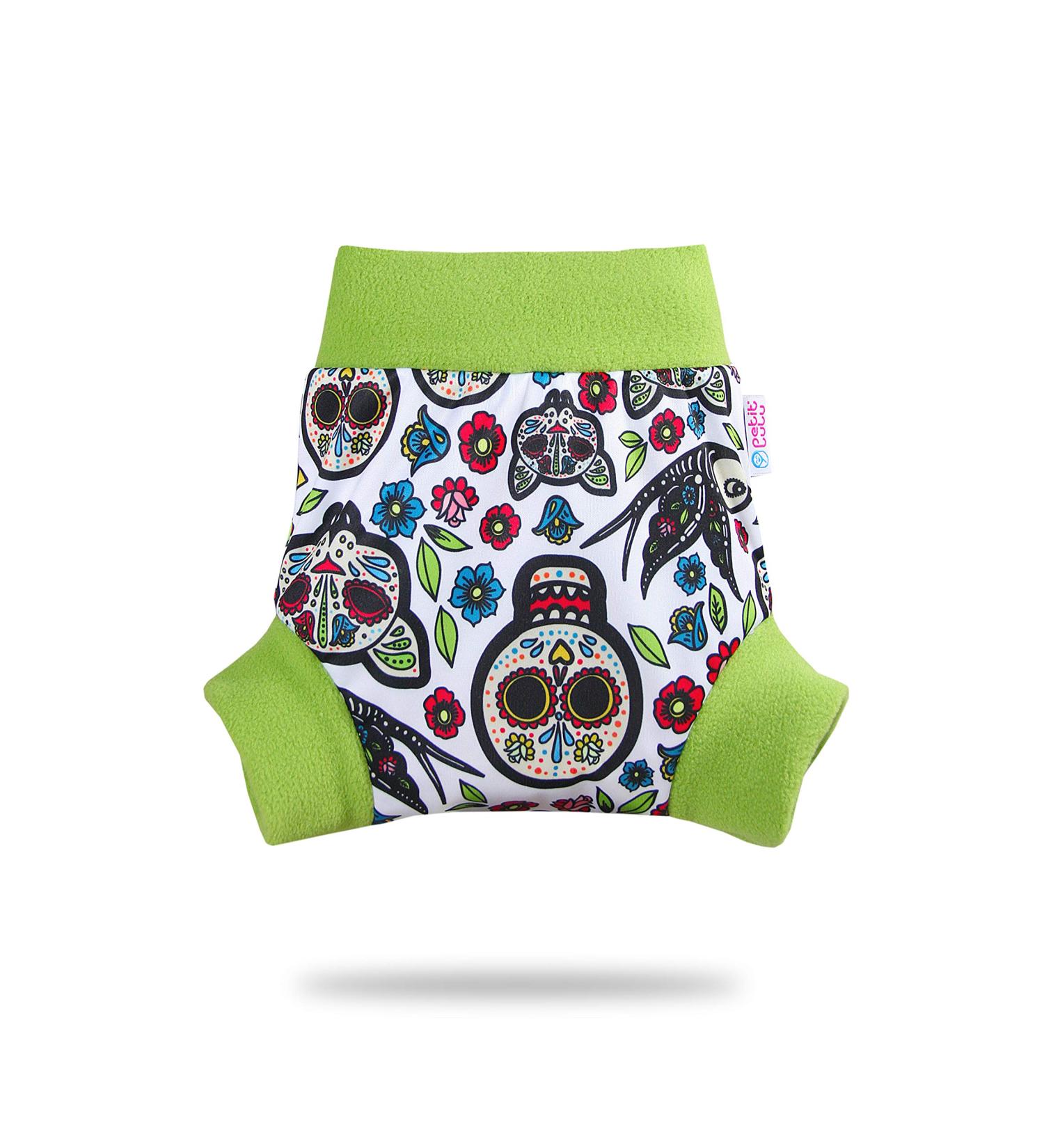 Petit Lulu Size M Washable Diaper Wrap | Mexican Skulls Print | Reusable Cloth Nappies - Buy Online on GoSupps.com