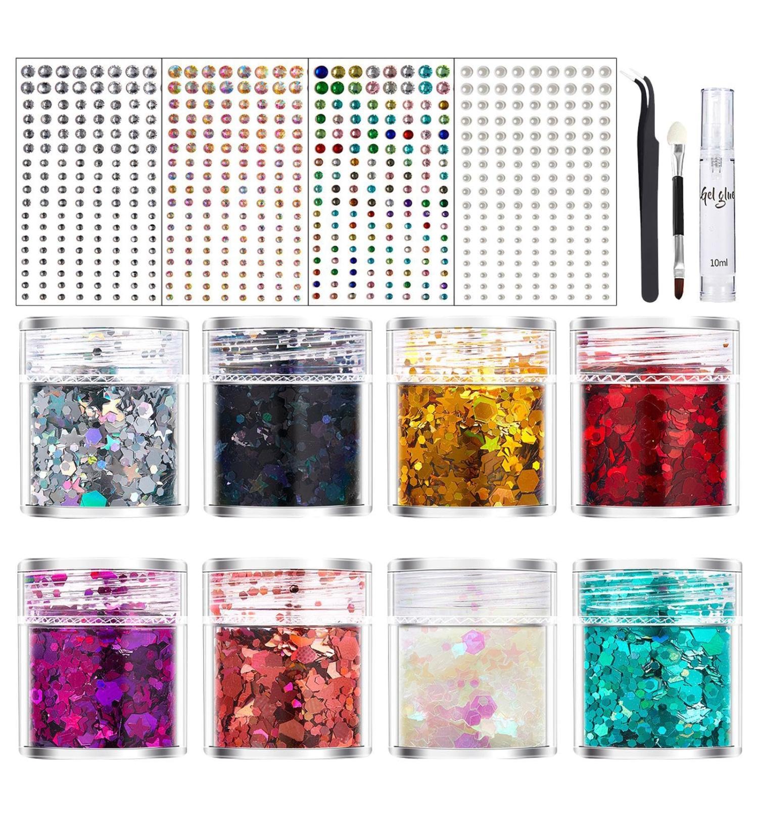  demaxiyad Body Glitter Cosmetic Powder Body Glitter Face Paint Glitter Body Paint Glitter Face Paint - Super Shiny Body Paint - Buy Online on GoSupps.com