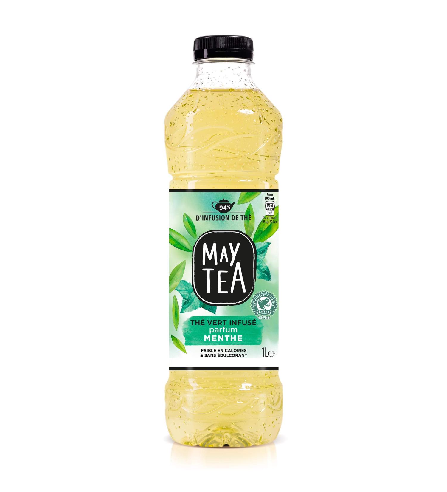  MAYTEA MAY TEA Ice Infused Tea Green Tea/Mint 1 L Bottle - Buy Online on GoSupps.com