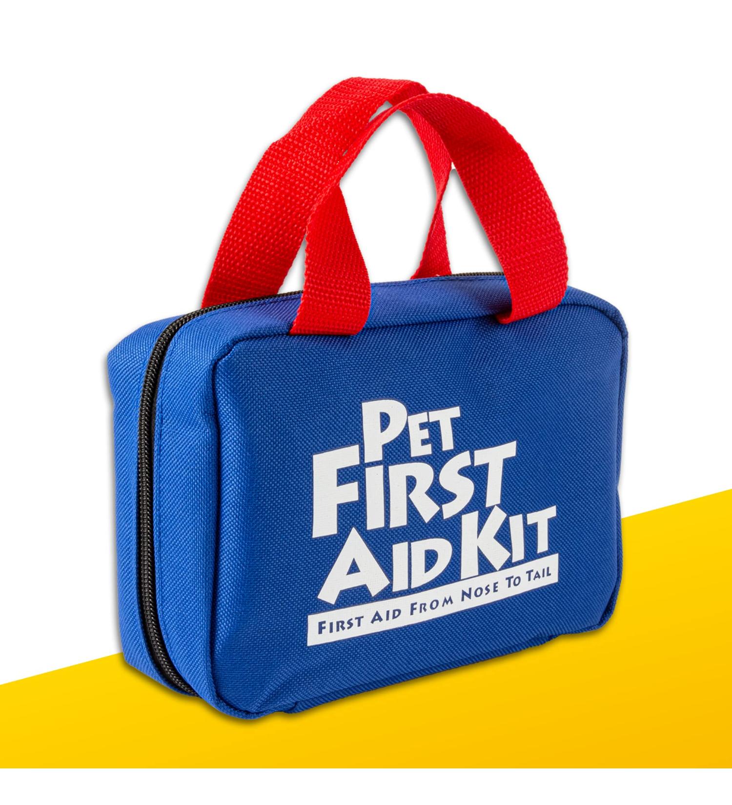 PawPride Portable Pet First Aid Kit - 47 Piece Dog Walking Accessory for Safety on the Go - Buy Online on GoSupps.com