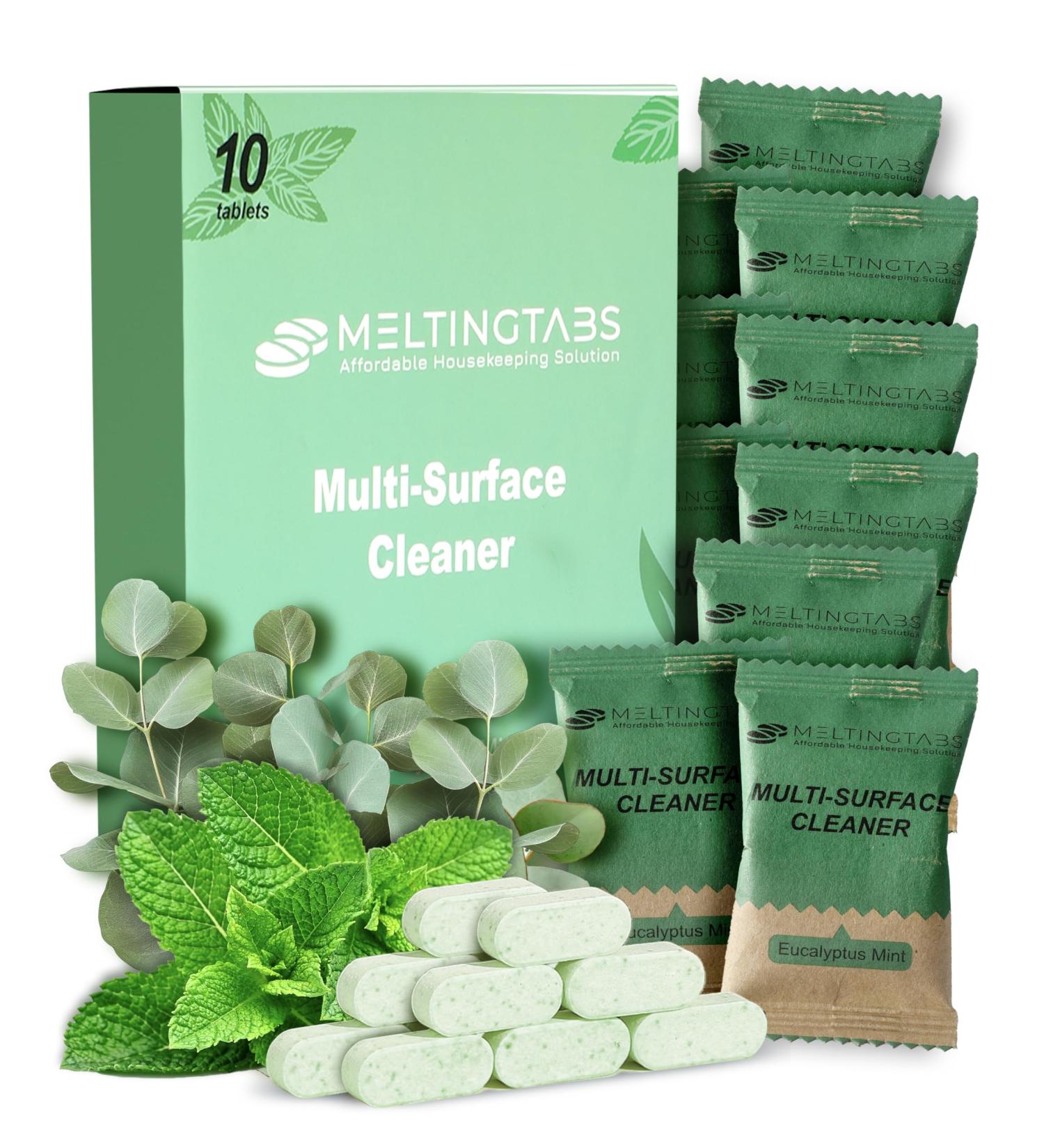 10-Pack Multipurpose Cleaner Tablets - All-Purpose Refill Concentrate for Multi-Surface Cleaning | Eco-Friendly Housekeeping Supplies - Buy Online on GoSupps.com