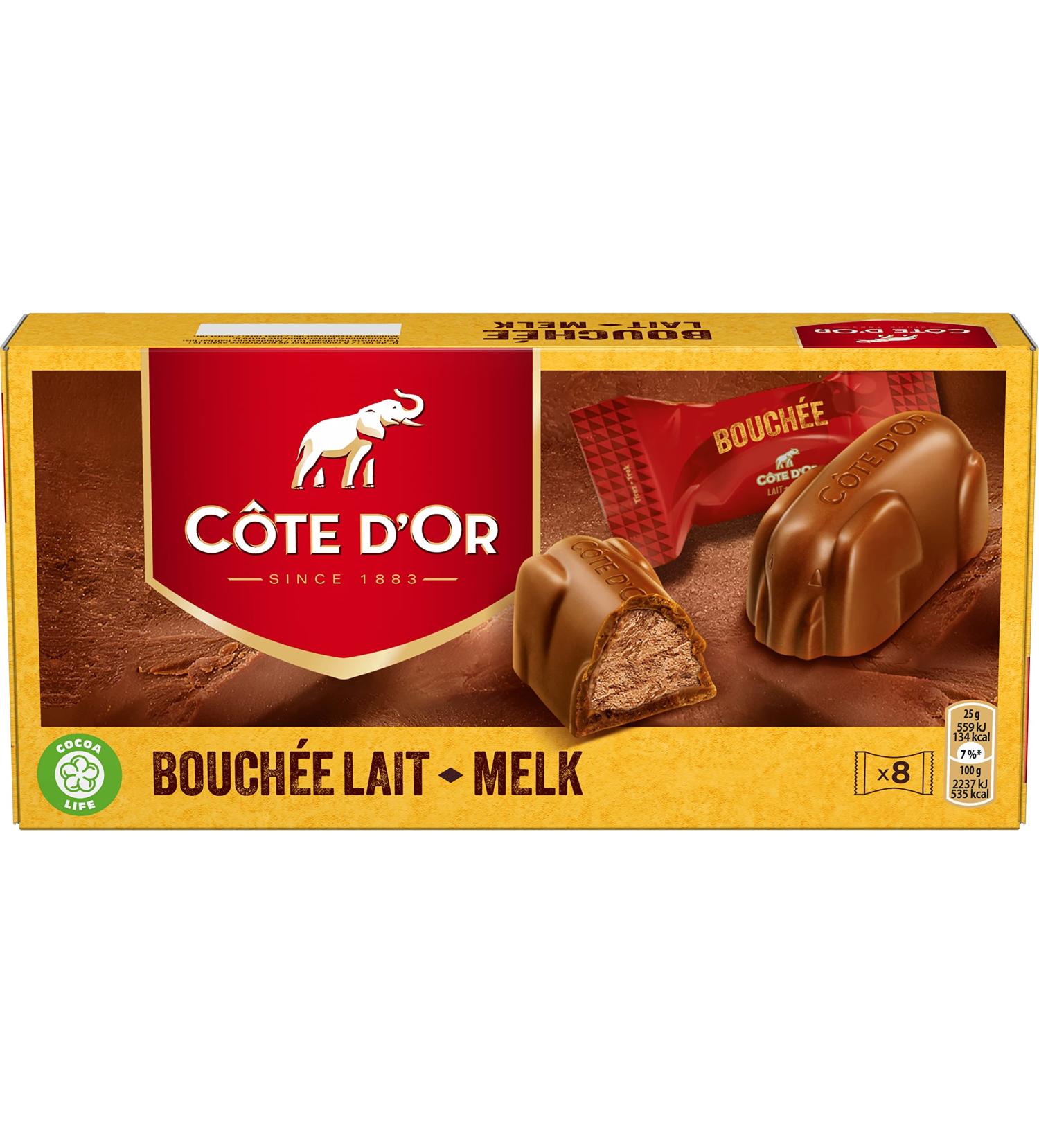  Cote D'Or C te d'Or Milk Chocolate Bites 200g pack 12 x 200g - Buy Online on GoSupps.com