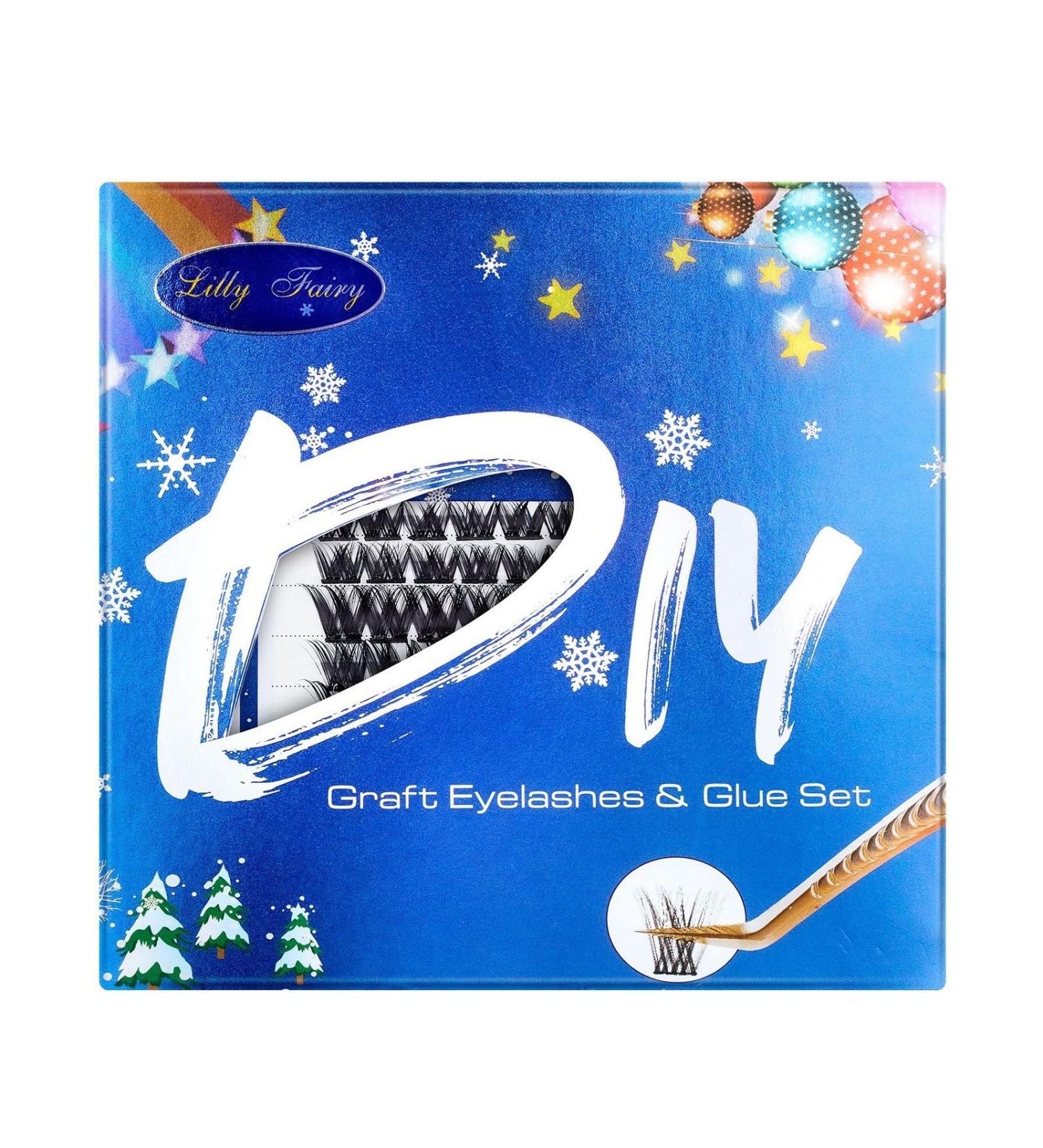 False eyelashes set mascara eyelash glue set for beginners reusable(3) - Buy Online on GoSupps.com
