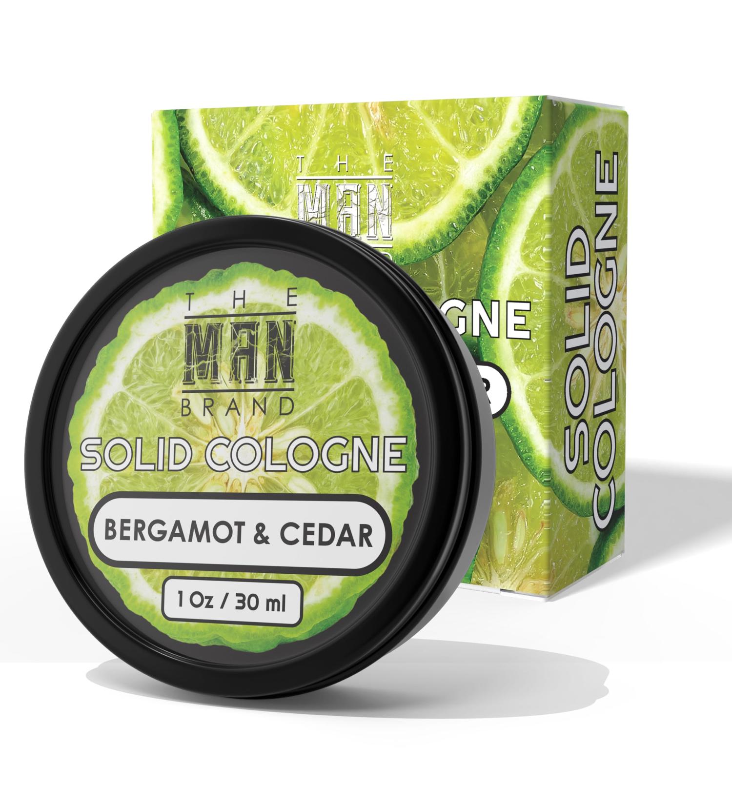 Solid Cologne Men's Bergamot and Cedar Solid Cologne Balm Wax Bergamot Cologne for men Solid Perfume with a Citrus Bergamot Scent (1 Ounce Bergamot Perfume Mens Cologne Balm) - Buy Online on GoSupps.com