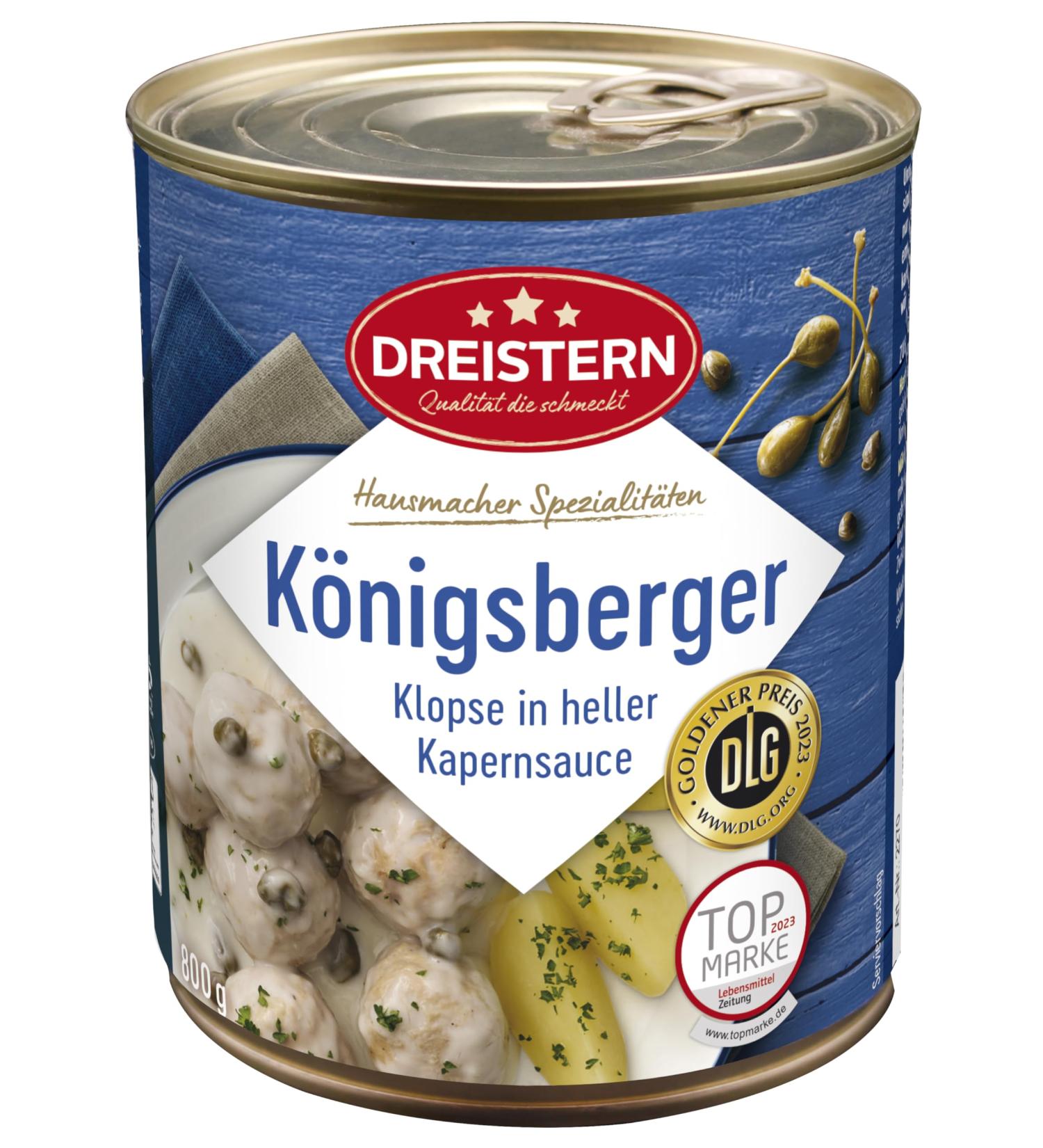 Buy DREISTERN K nigsberger Klopse - 800g Authentic German Meatballs | International Shipping Available - Buy Online on GoSupps.com