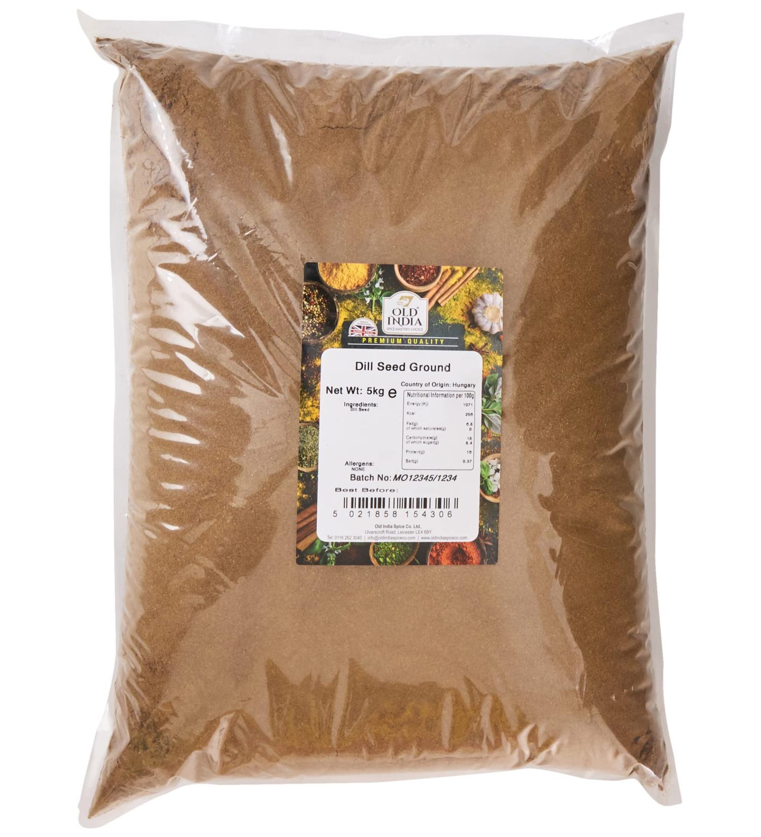 Old India Dill Seed Ground 5kg - Premium Quality Spice for Culinary Delights - Buy Online on GoSupps.com